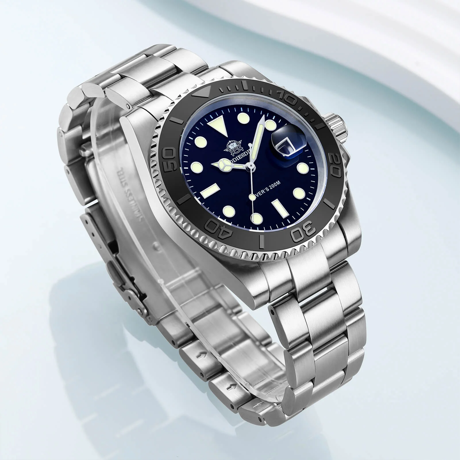 Addiesdive 41mm Quartz Watch Diver's 200M (MY-H3C) - Image 9