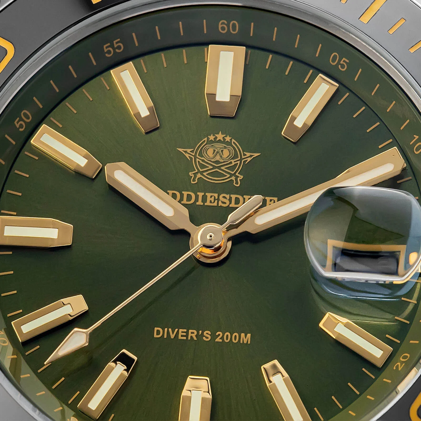 ADDIESDIVE 41mm Vintage Sub Dive Quartz Watch AD2510 - Image 13