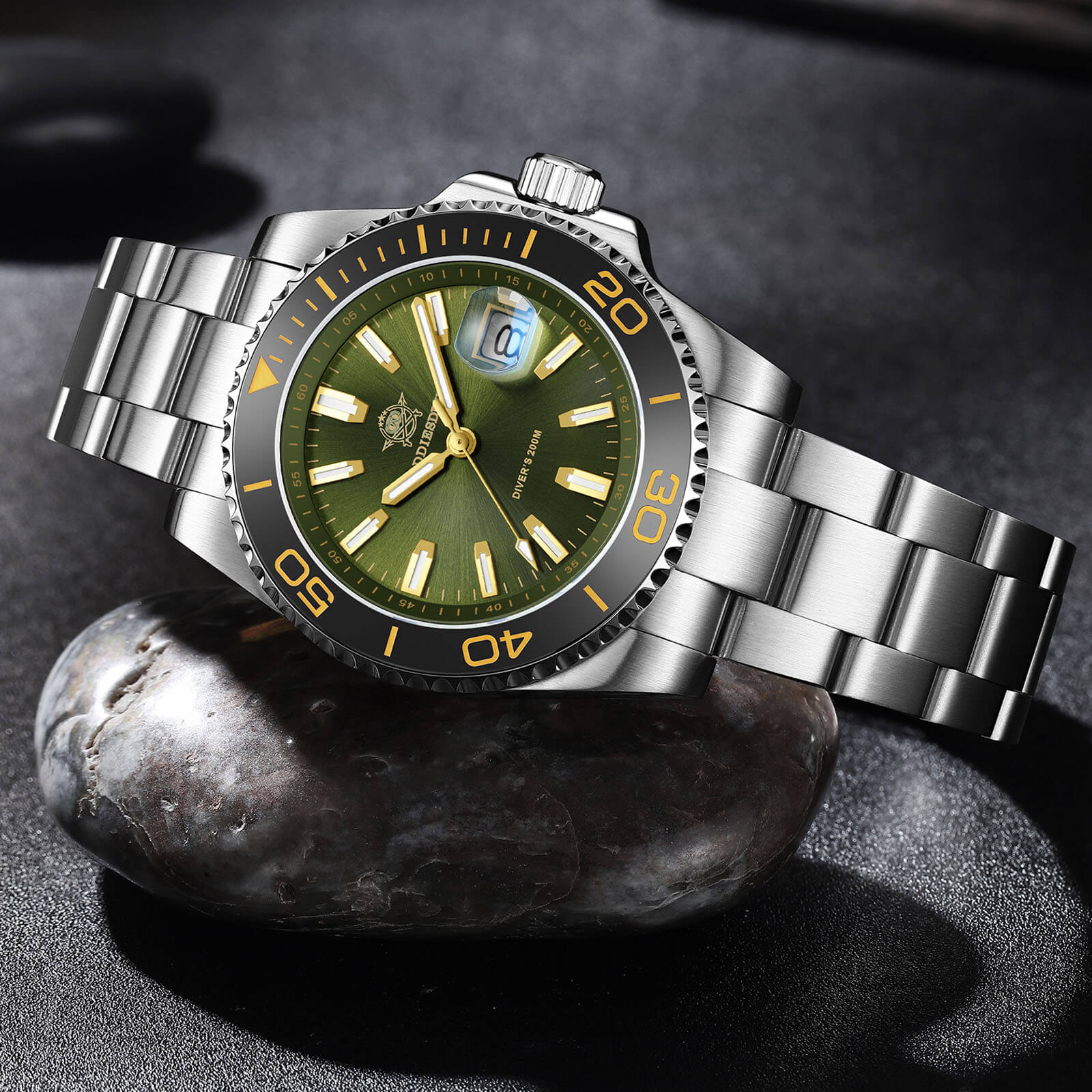 ADDIESDIVE 41mm Vintage Sub Dive Quartz Watch AD2510 - Image 18