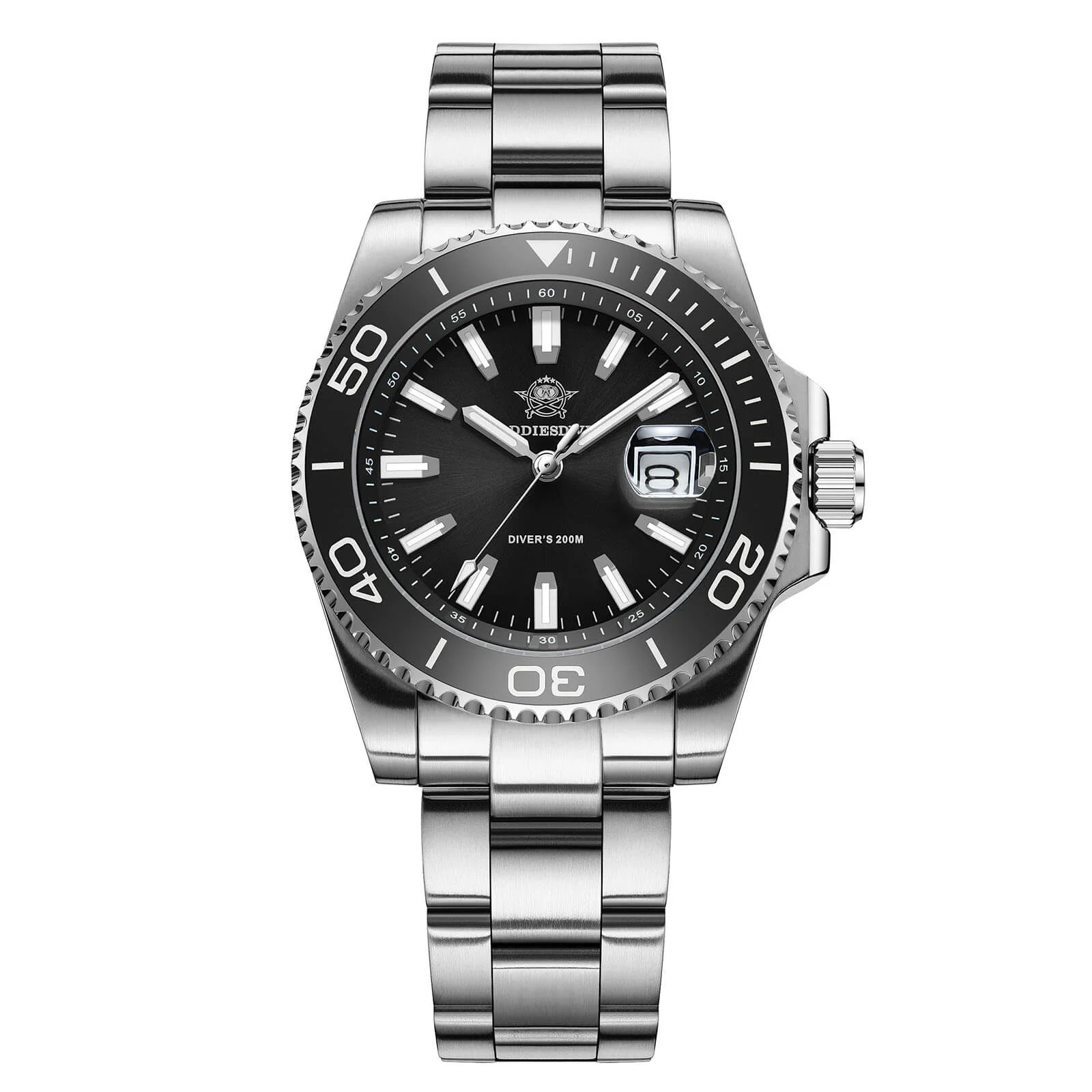 ADDIESDIVE 41mm Vintage Sub Dive Quartz Watch AD2510 - Image 20
