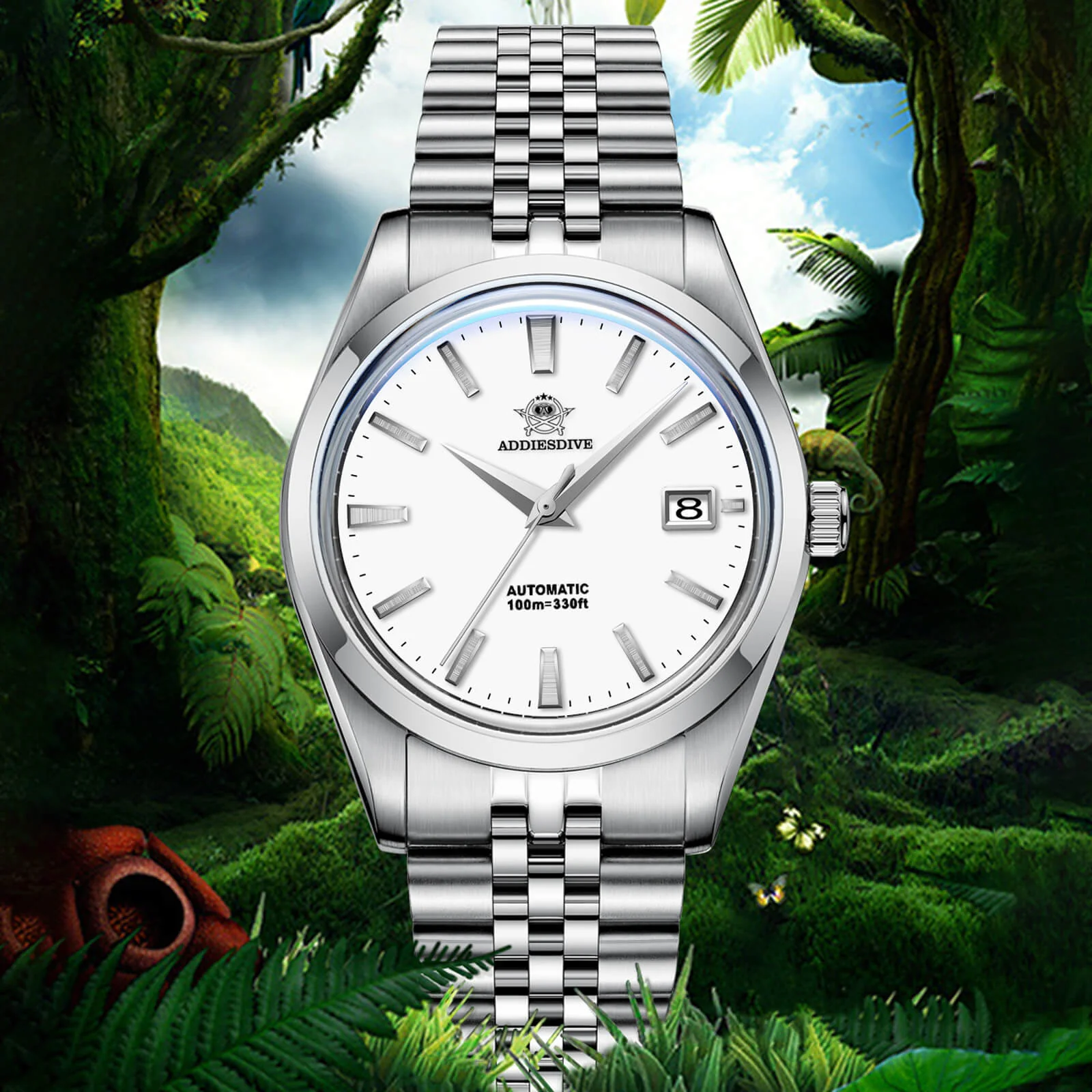 🔥Anniversary Sale🔥Addiesdive 39mm Automatic Watch Diver's 100M NH35 (AD2029) - Image 4