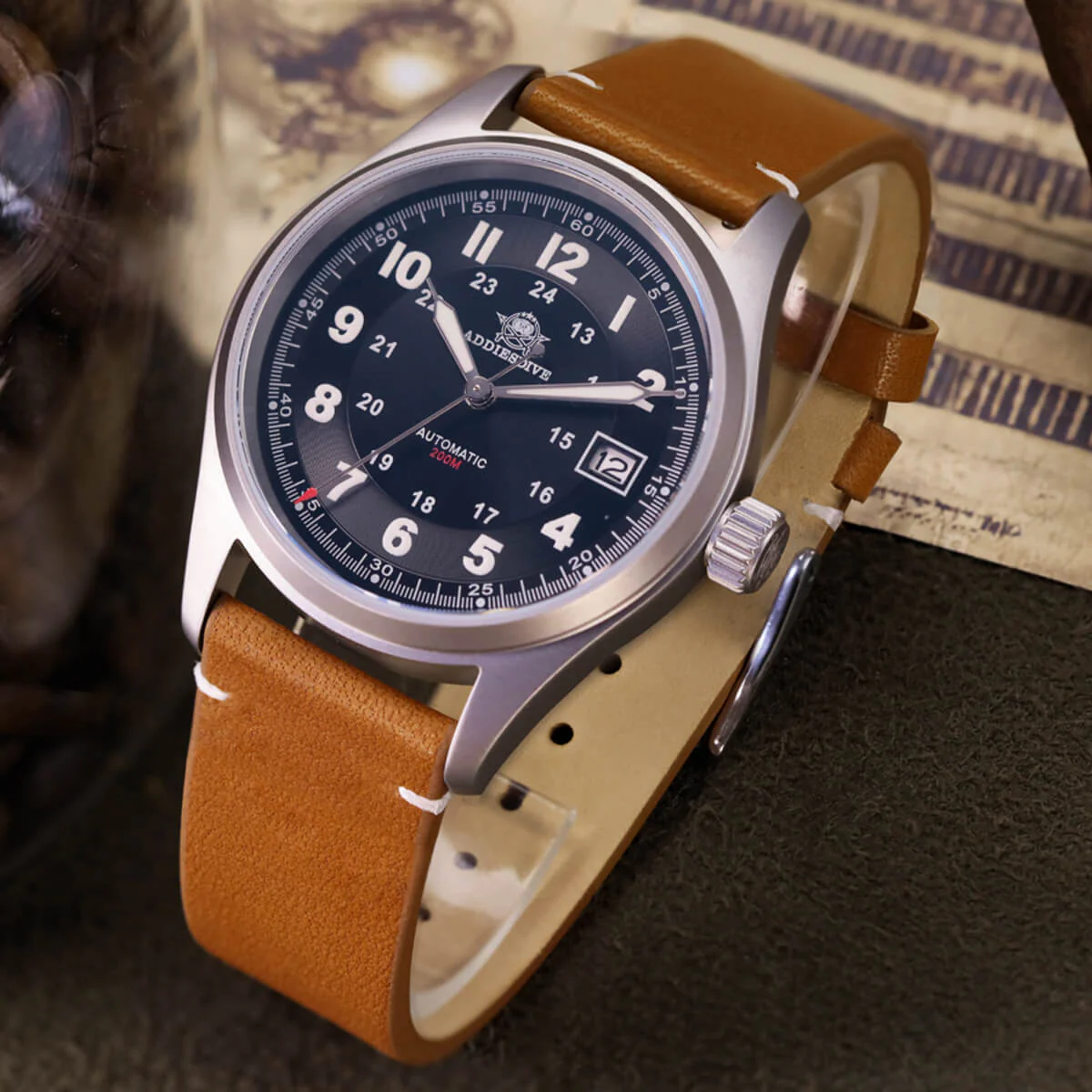 🔥Anniversary Sale🔥ADDIESDIVE® Men's Elegant Automatic Watch Diver 200M (AD2048) - Image 15