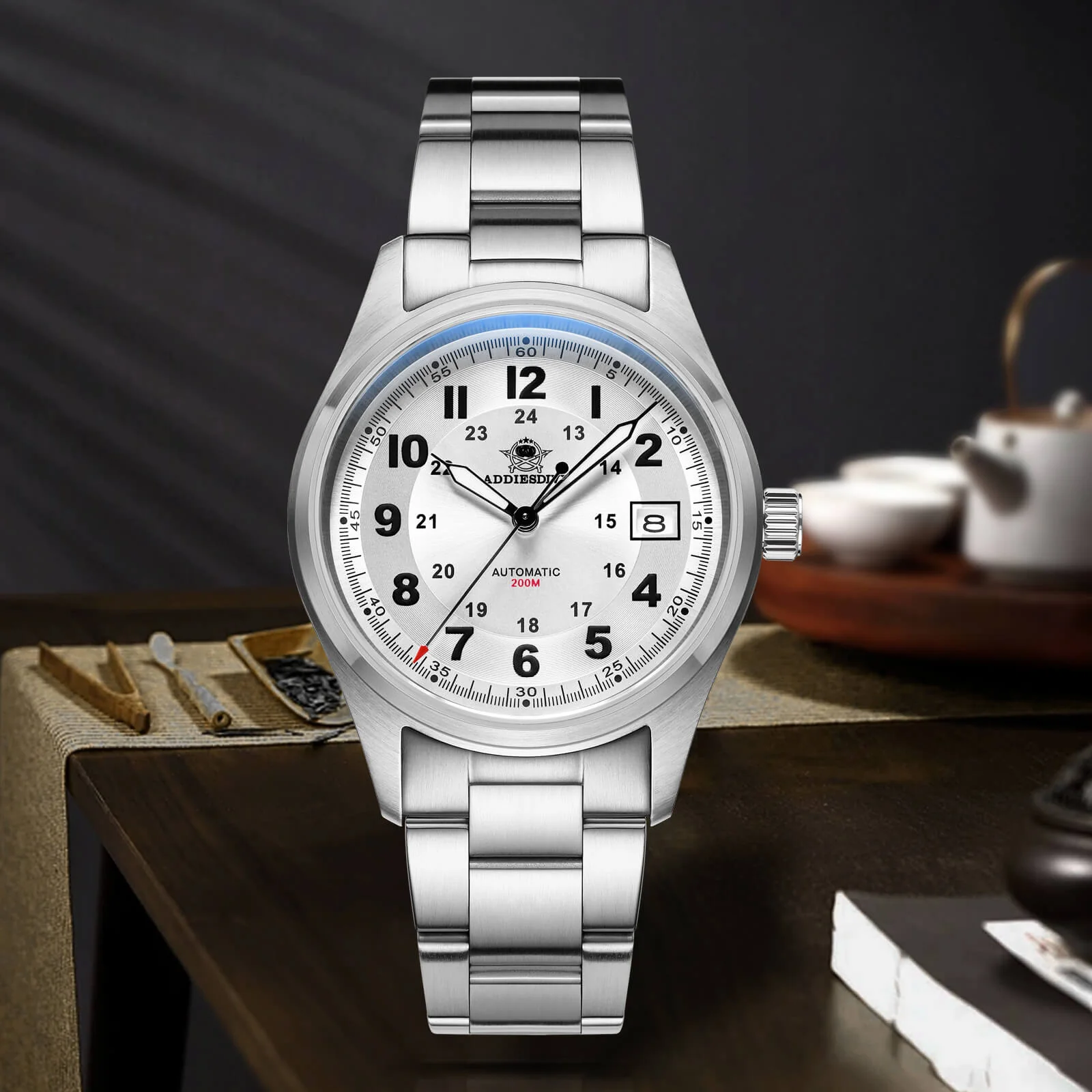 🔥Anniversary Sale🔥ADDIESDIVE® Men's Elegant Automatic Watch Diver 200M (AD2048) - Image 22