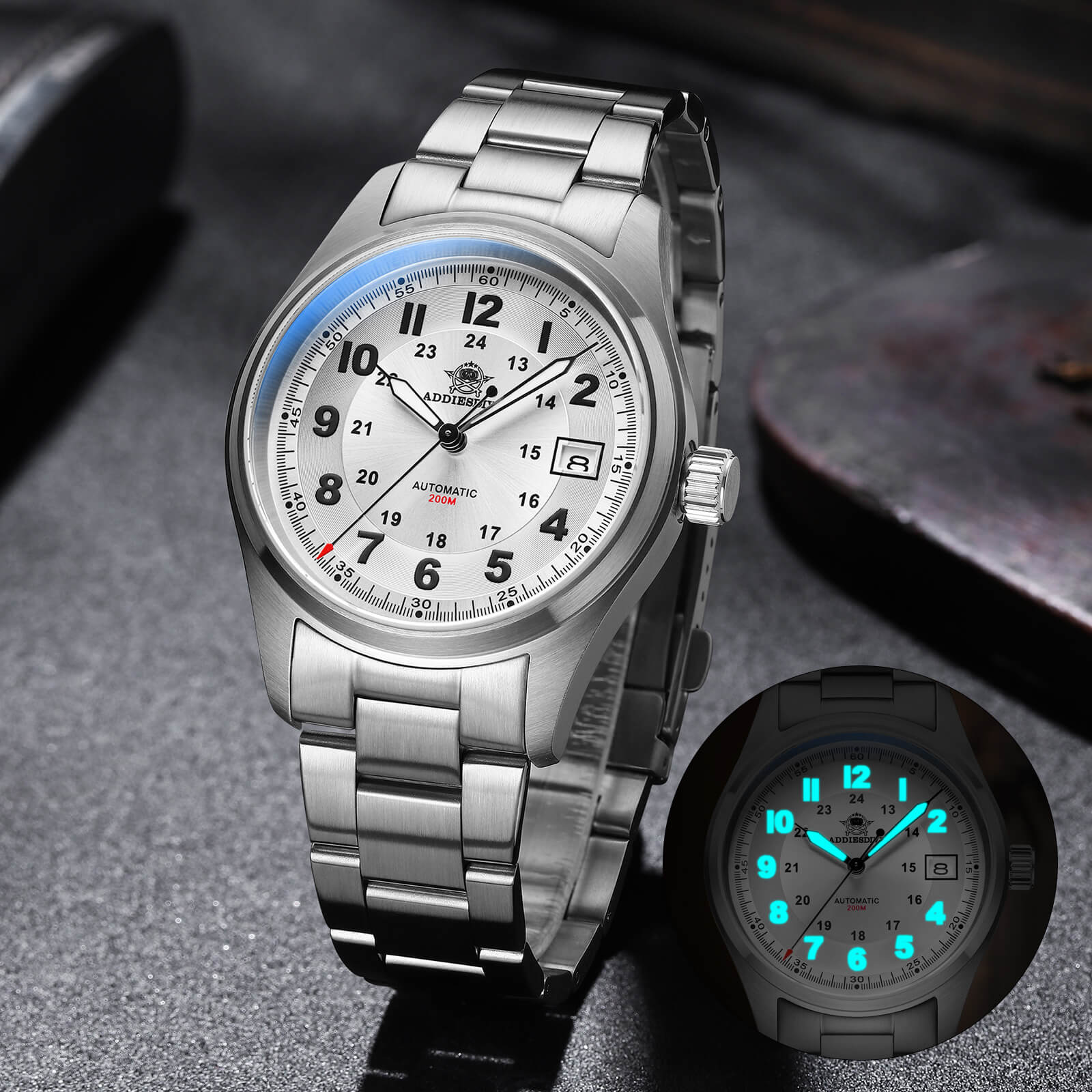 🔥Anniversary Sale🔥ADDIESDIVE® Men's Elegant Automatic Watch Diver 200M (AD2048) - Image 30