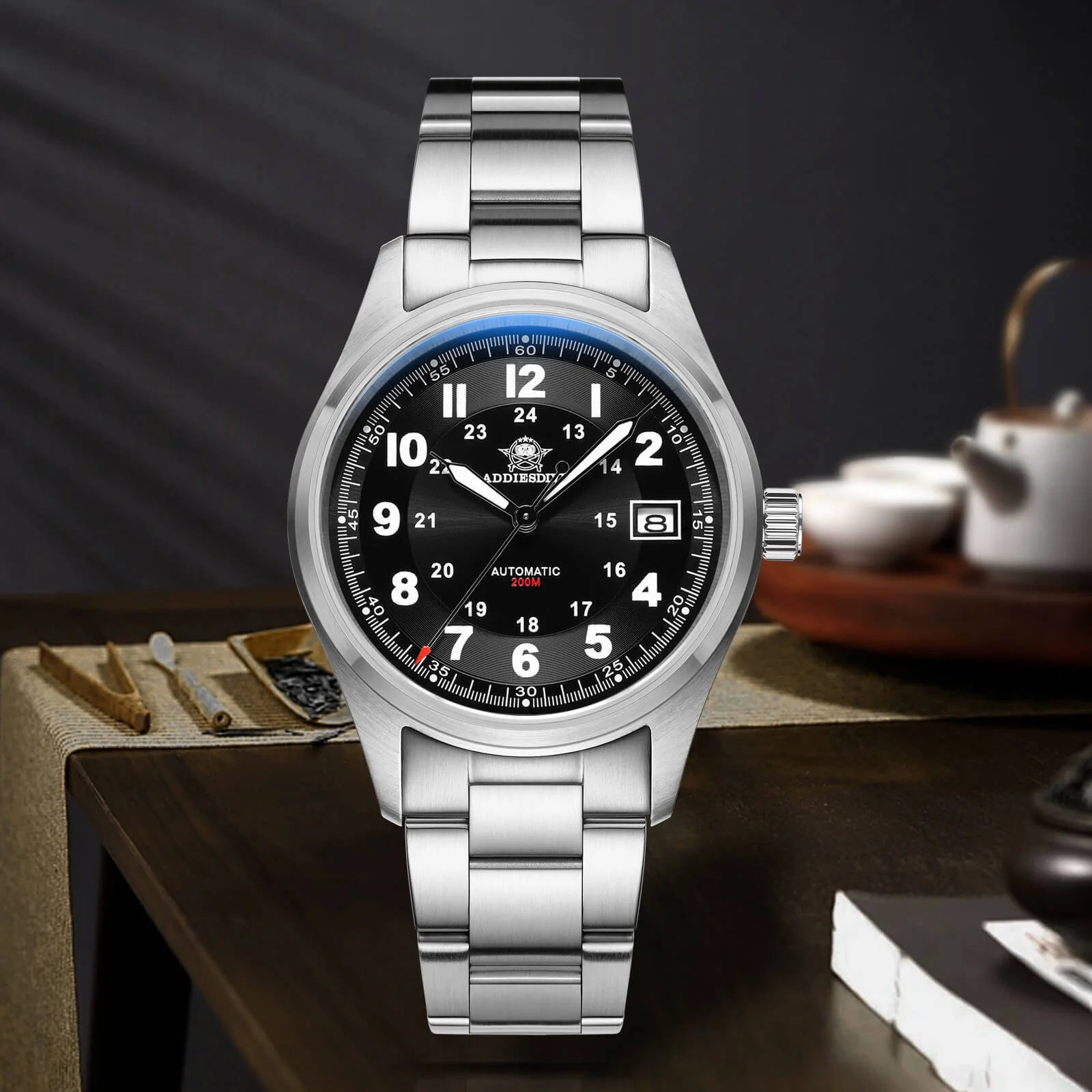 🔥Anniversary Sale🔥ADDIESDIVE® Men's Elegant Automatic Watch Diver 200M (AD2048) - Image 31
