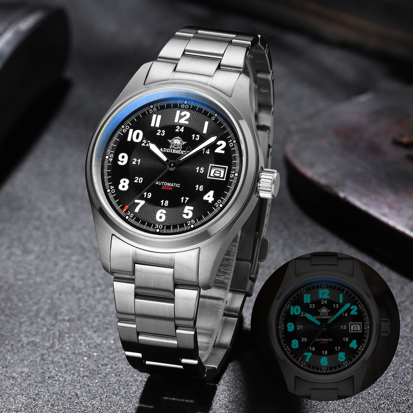 🔥Anniversary Sale🔥ADDIESDIVE® Men's Elegant Automatic Watch Diver 200M (AD2048) - Image 39