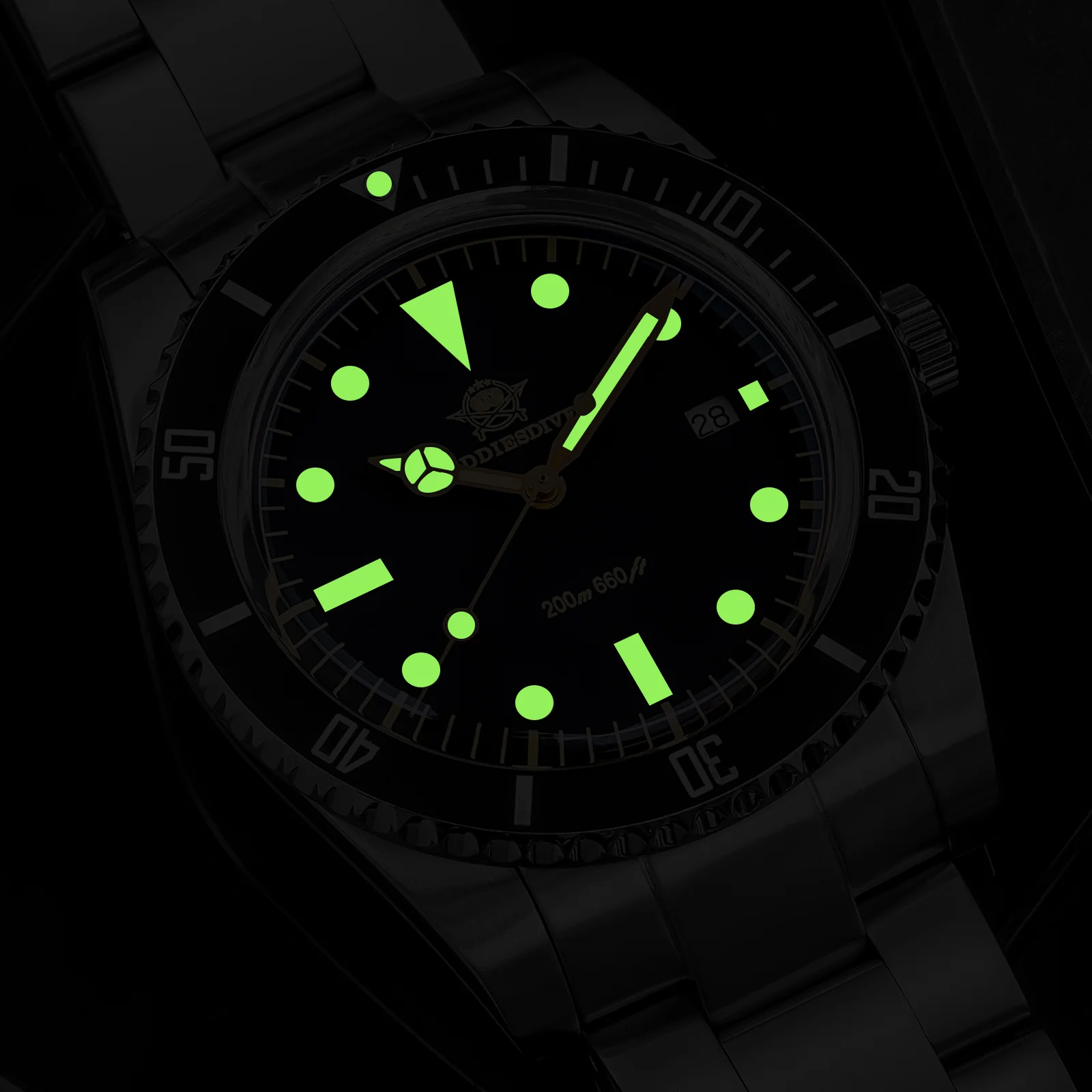 ADDIESDIVE 39mm Quartz Watch with Bi-directional Rotating Bezel AD2072 - Image 16