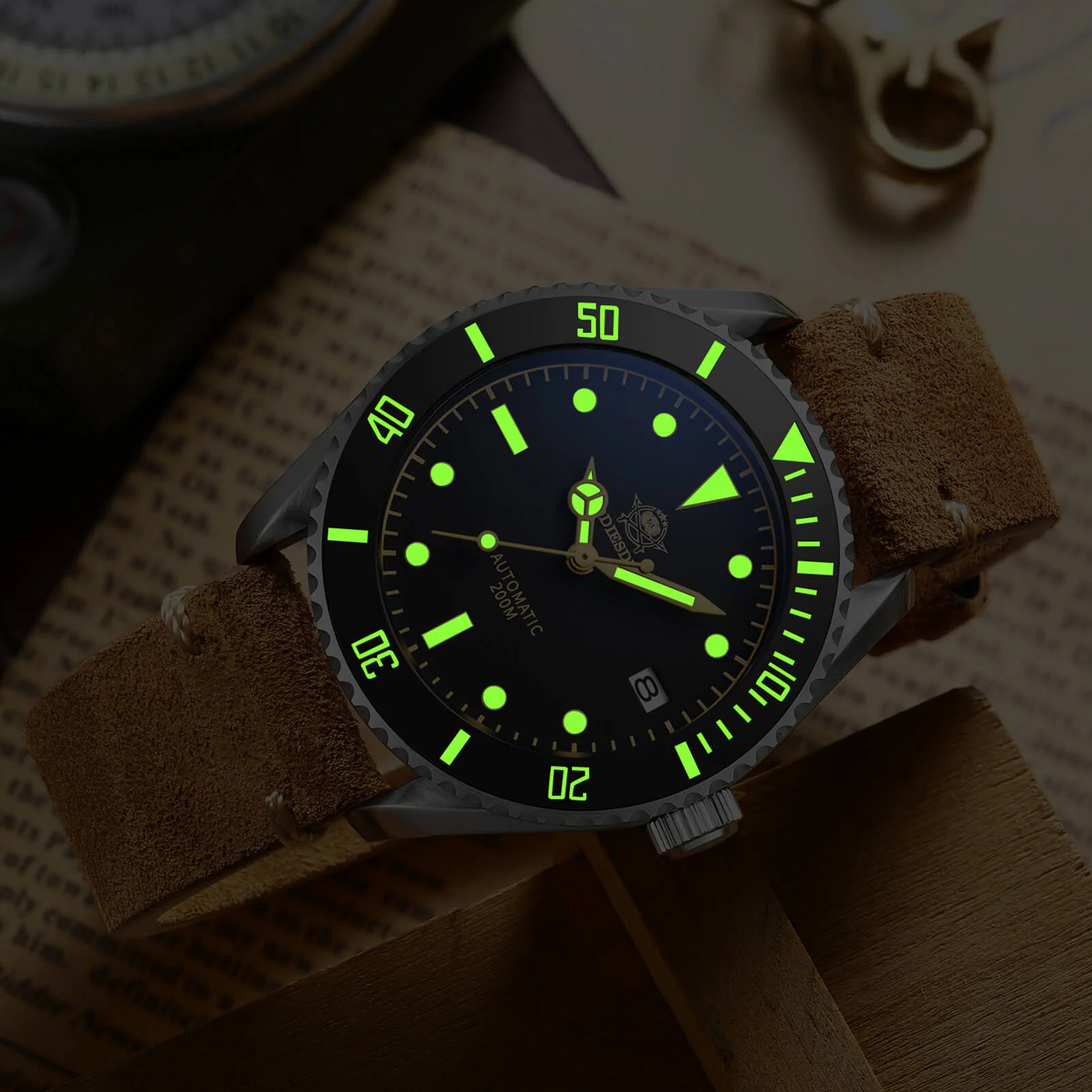 ADDIESDIVE® 40mm Dive Watch Automatic Scuba Watch AD2101 - Image 10