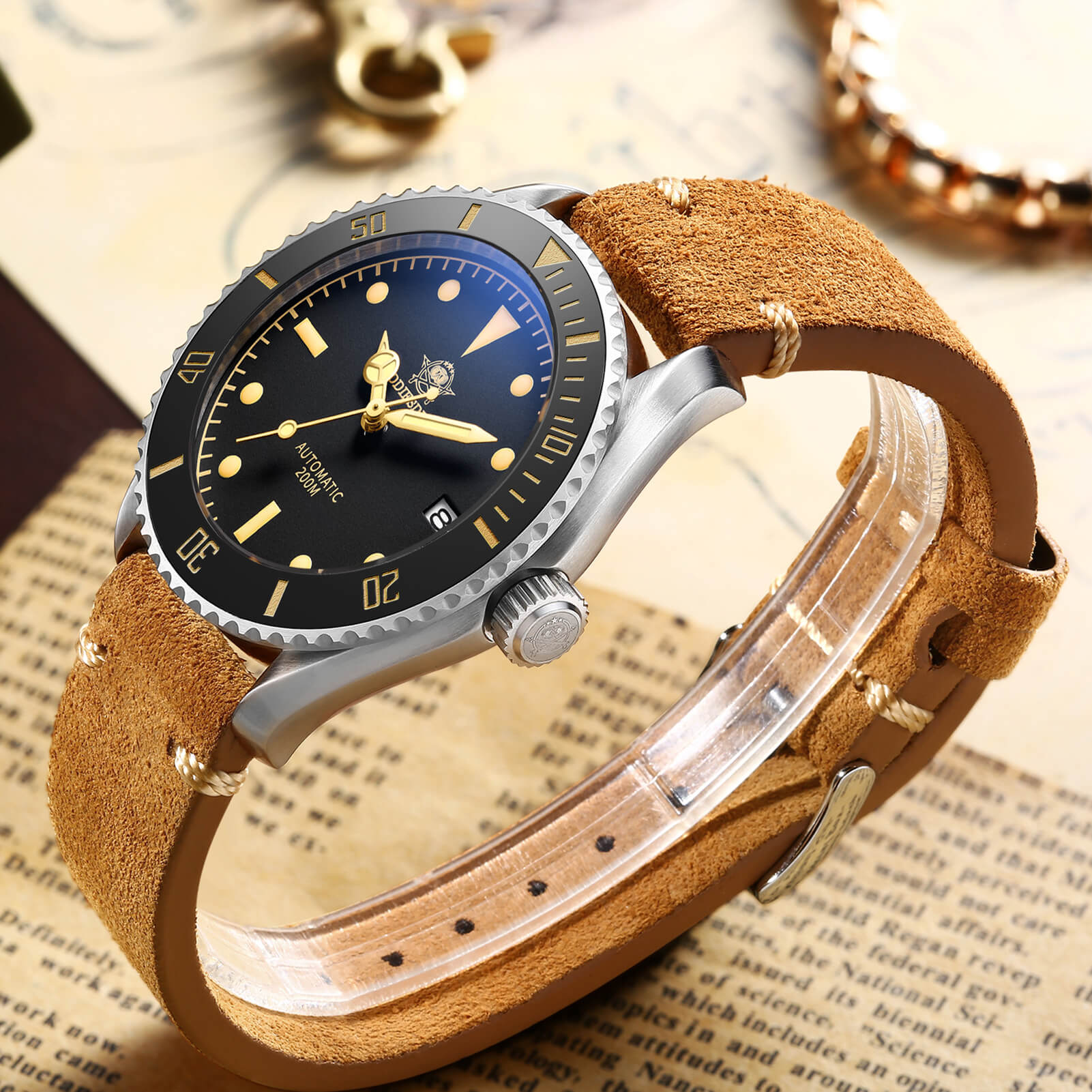 ADDIESDIVE® 40mm Dive Watch Automatic Scuba Watch AD2101 - Image 8