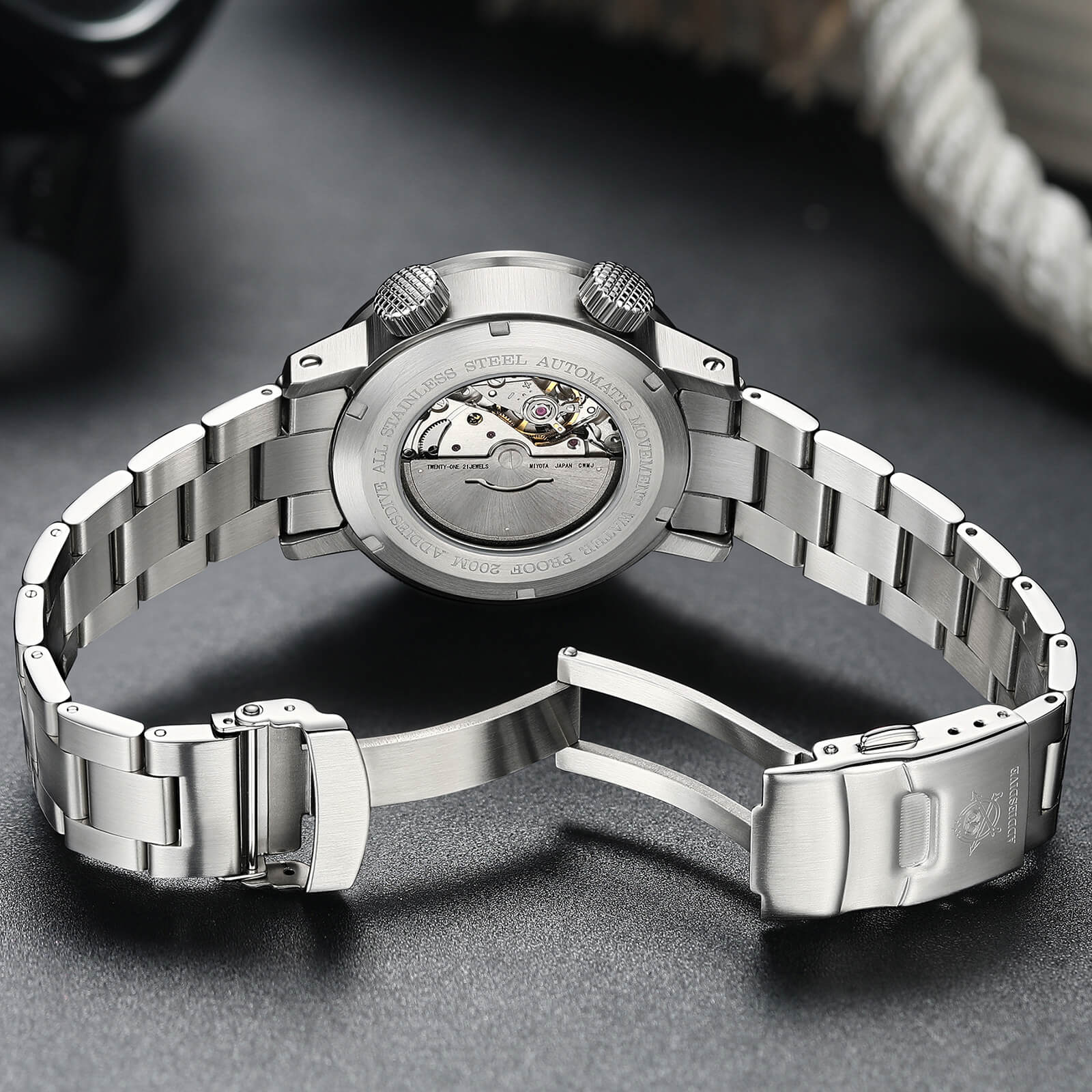 Addiesdive Diver’s Automatic Watch with Internal Rotating Bezel AD2541 - Image 6