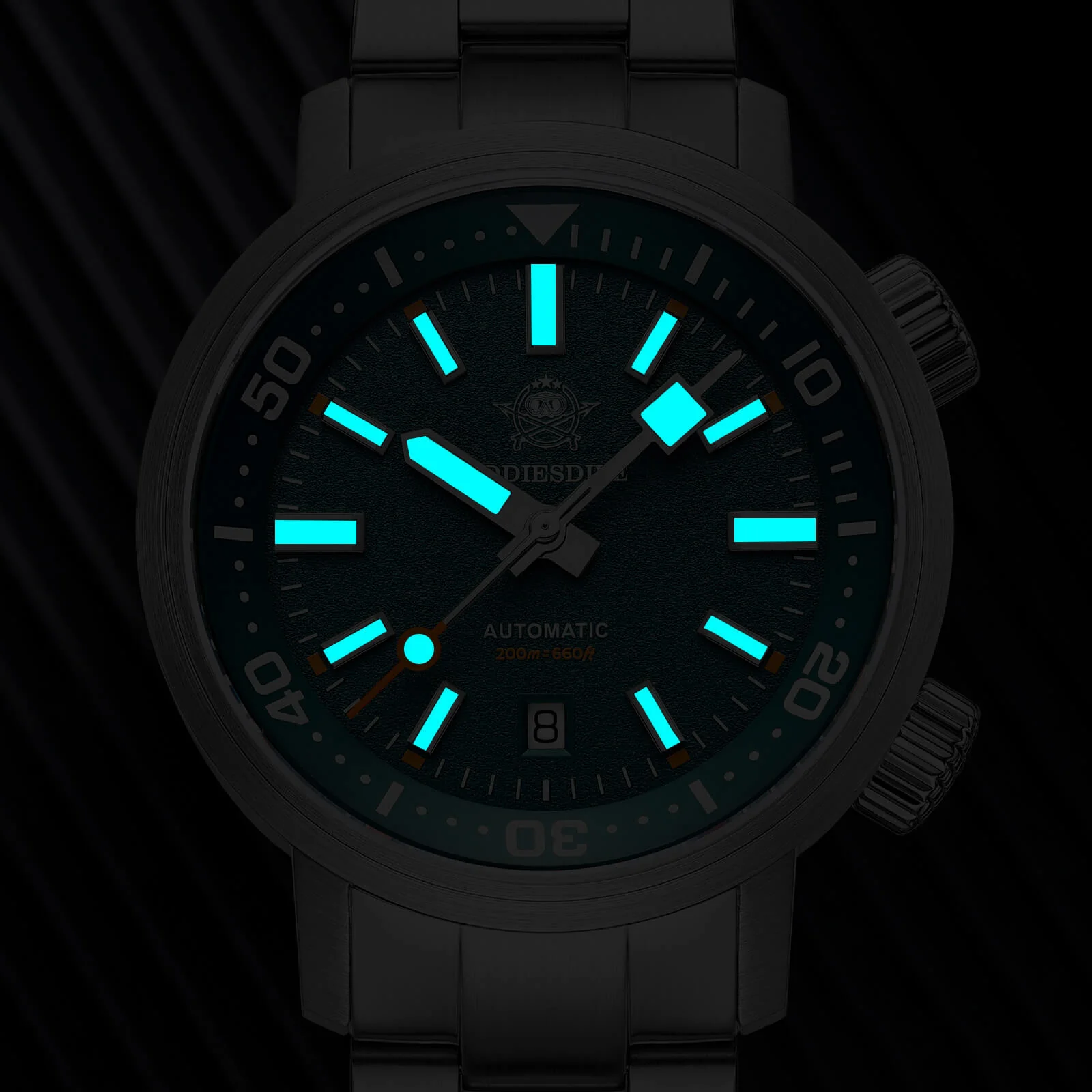 Addiesdive Diver’s Automatic Watch with Internal Rotating Bezel AD2541 - Image 7
