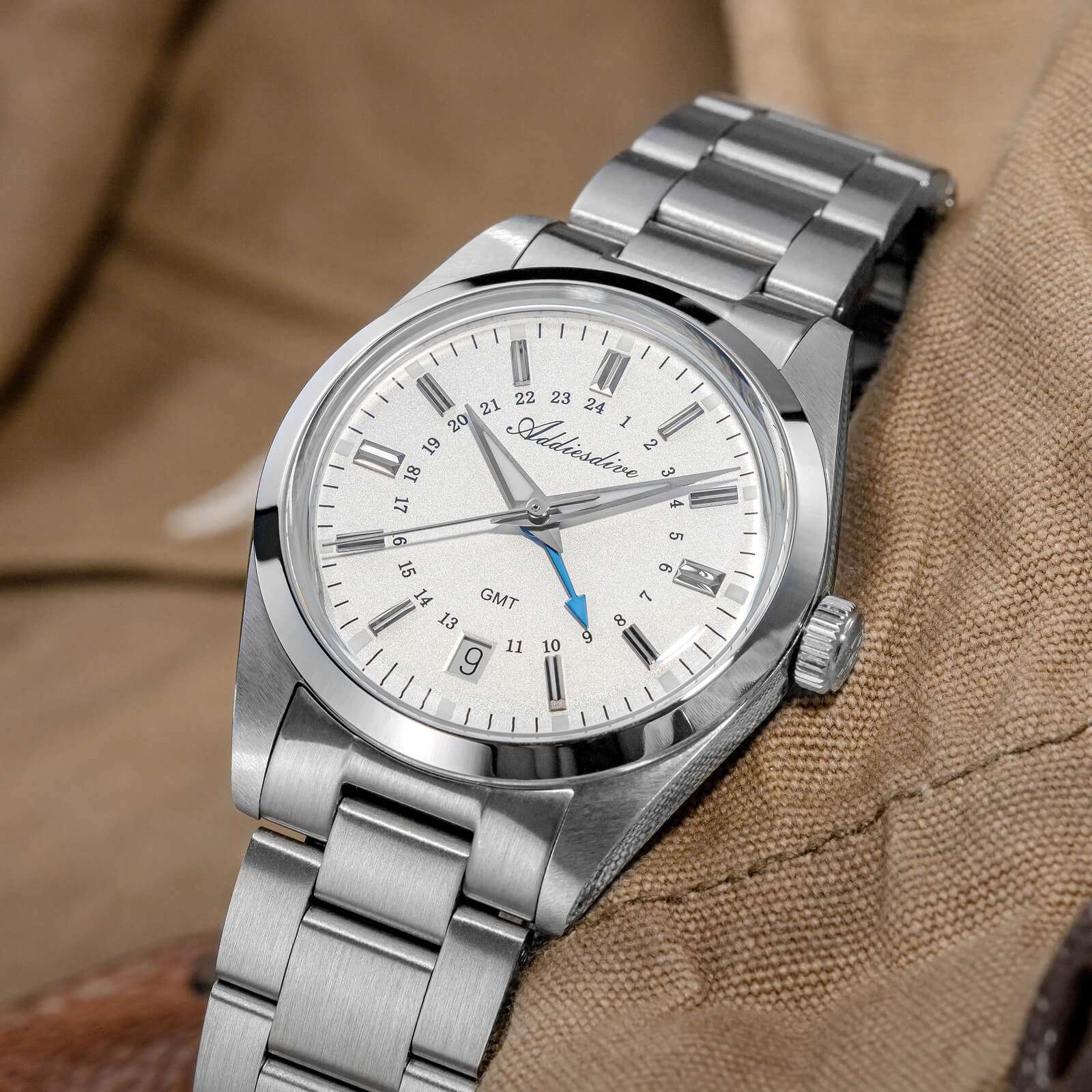 🔥Anniversary Sale🔥ADDIESDIVE Elegance Collection GMT Quartz Watch AD2065 - Image 15