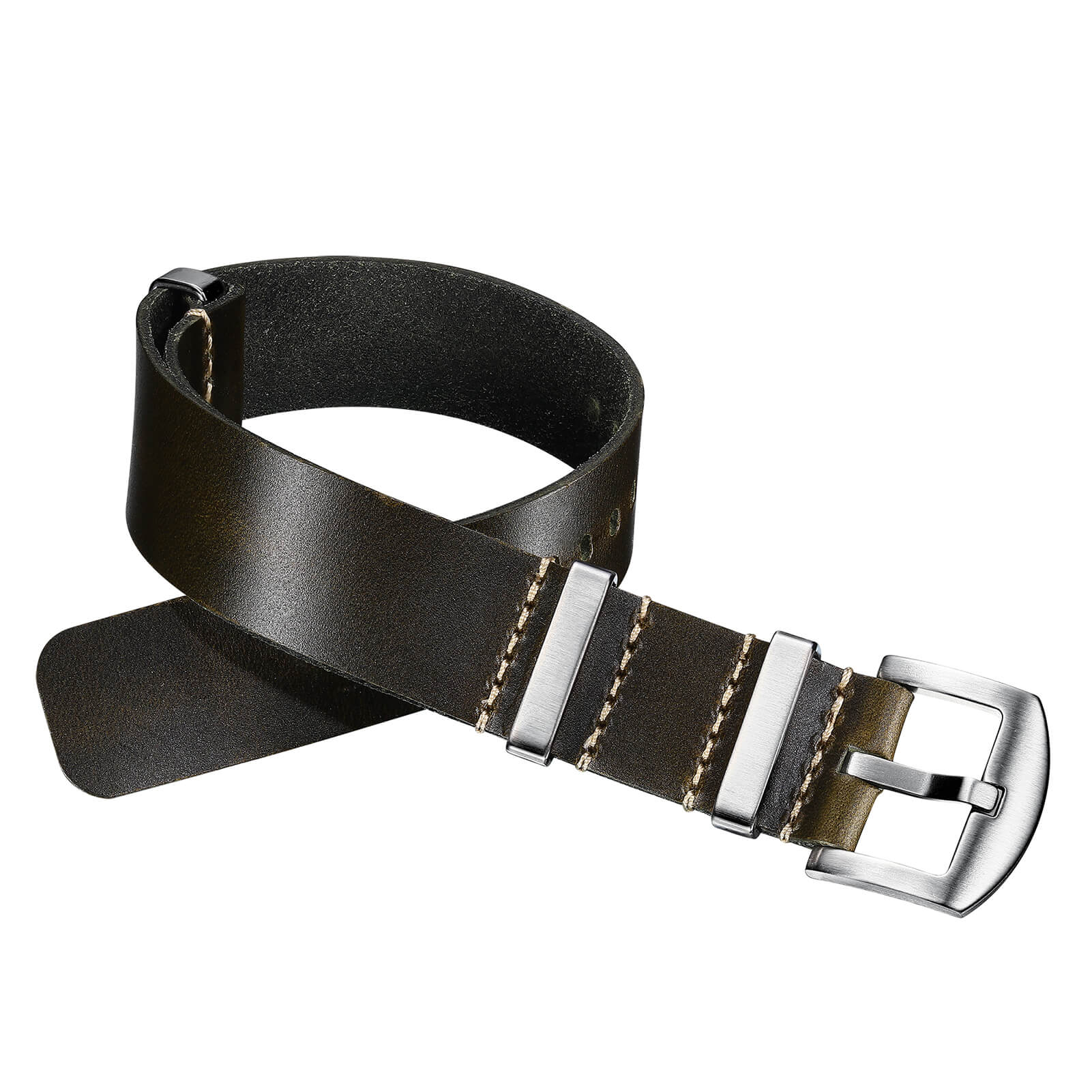 🔥Anniversary Sale🔥ADDIESDIVE Leather Watch Strap for Men, 20mm - Image 16