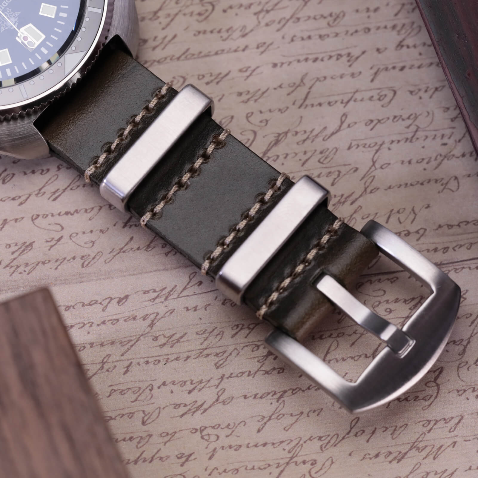 🔥Anniversary Sale🔥ADDIESDIVE Leather Watch Strap for Men, 20mm - Image 19