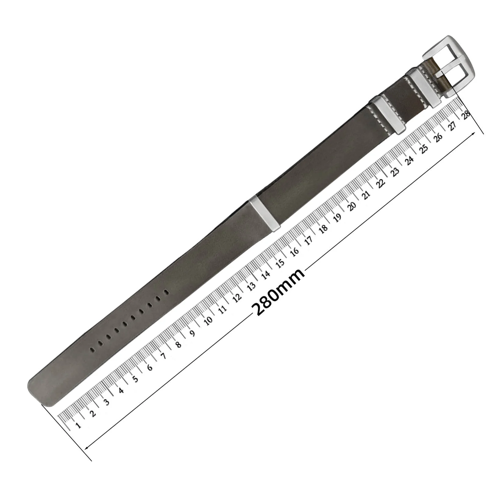 🔥Anniversary Sale🔥ADDIESDIVE Leather Watch Strap for Men, 20mm - Image 20