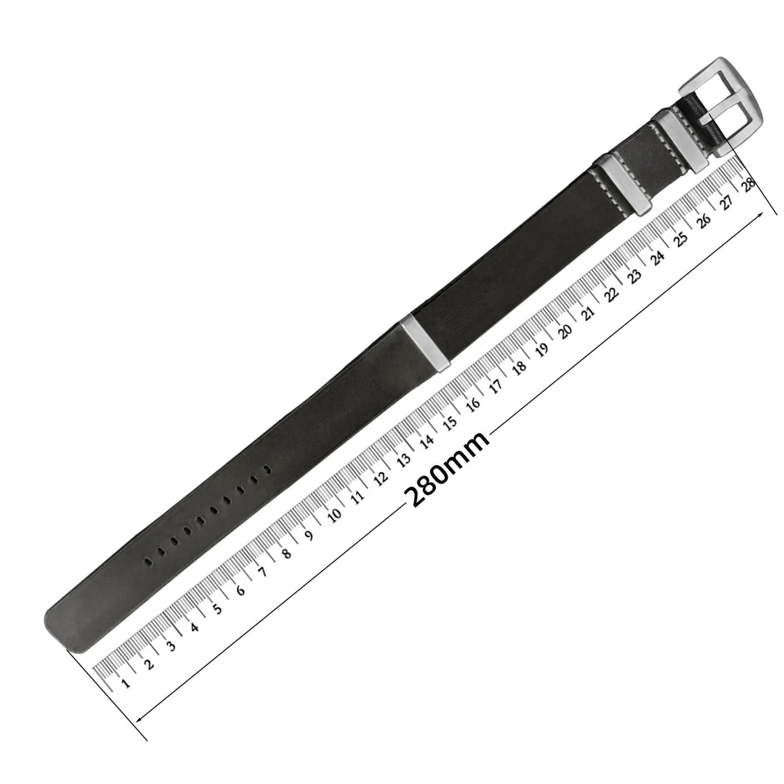 🔥Anniversary Sale🔥ADDIESDIVE Leather Watch Strap for Men, 20mm - Image 26