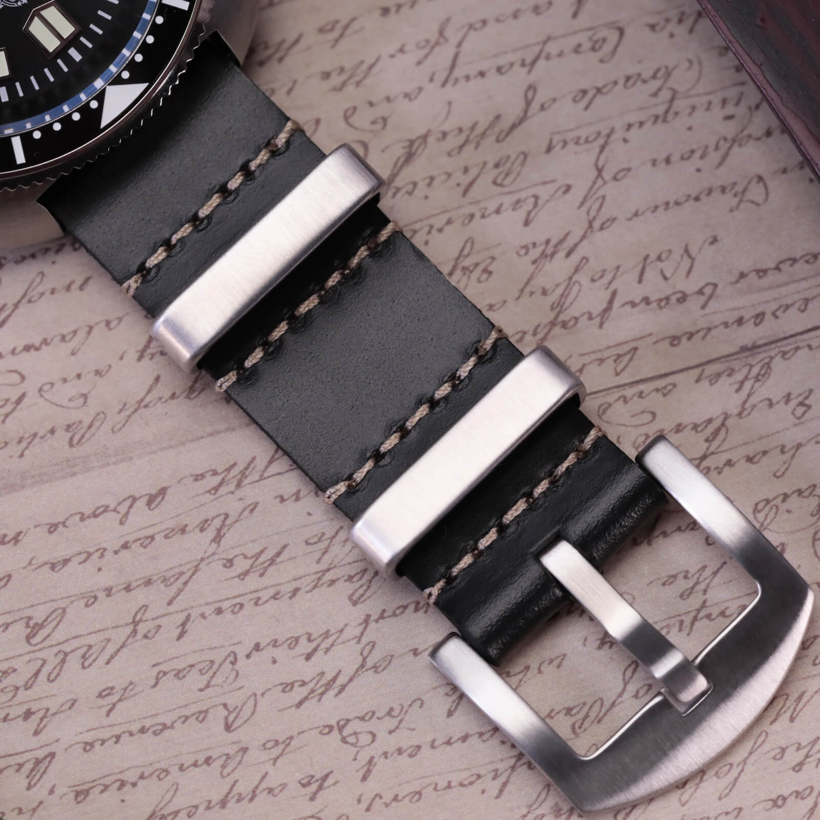 🔥Anniversary Sale🔥ADDIESDIVE Leather Watch Strap for Men, 20mm - Image 27