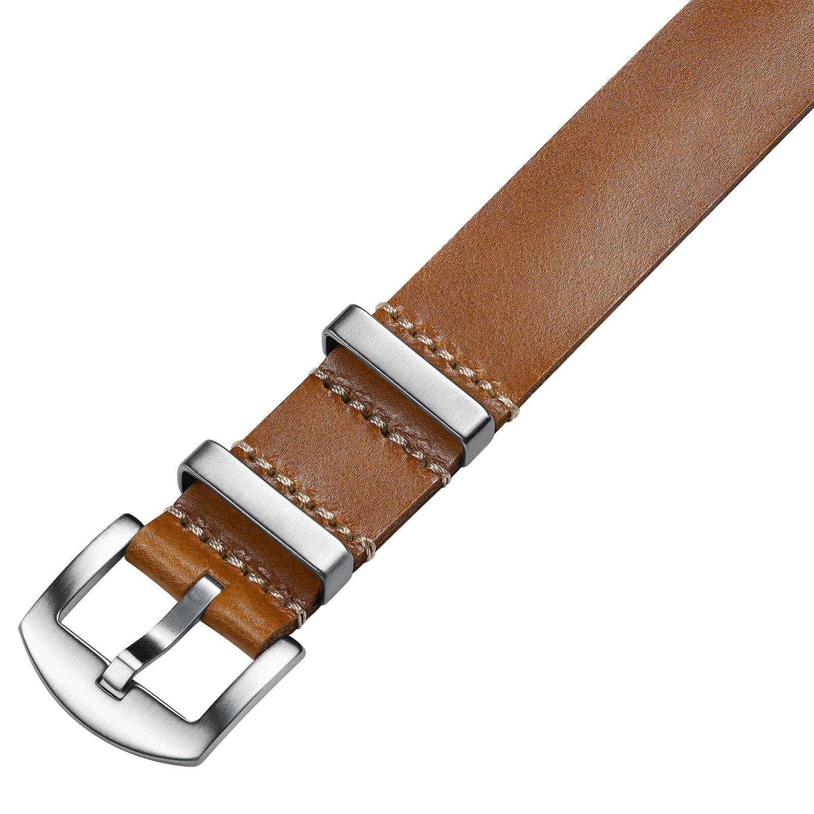 🔥Anniversary Sale🔥ADDIESDIVE Leather Watch Strap for Men, 20mm - Image 3