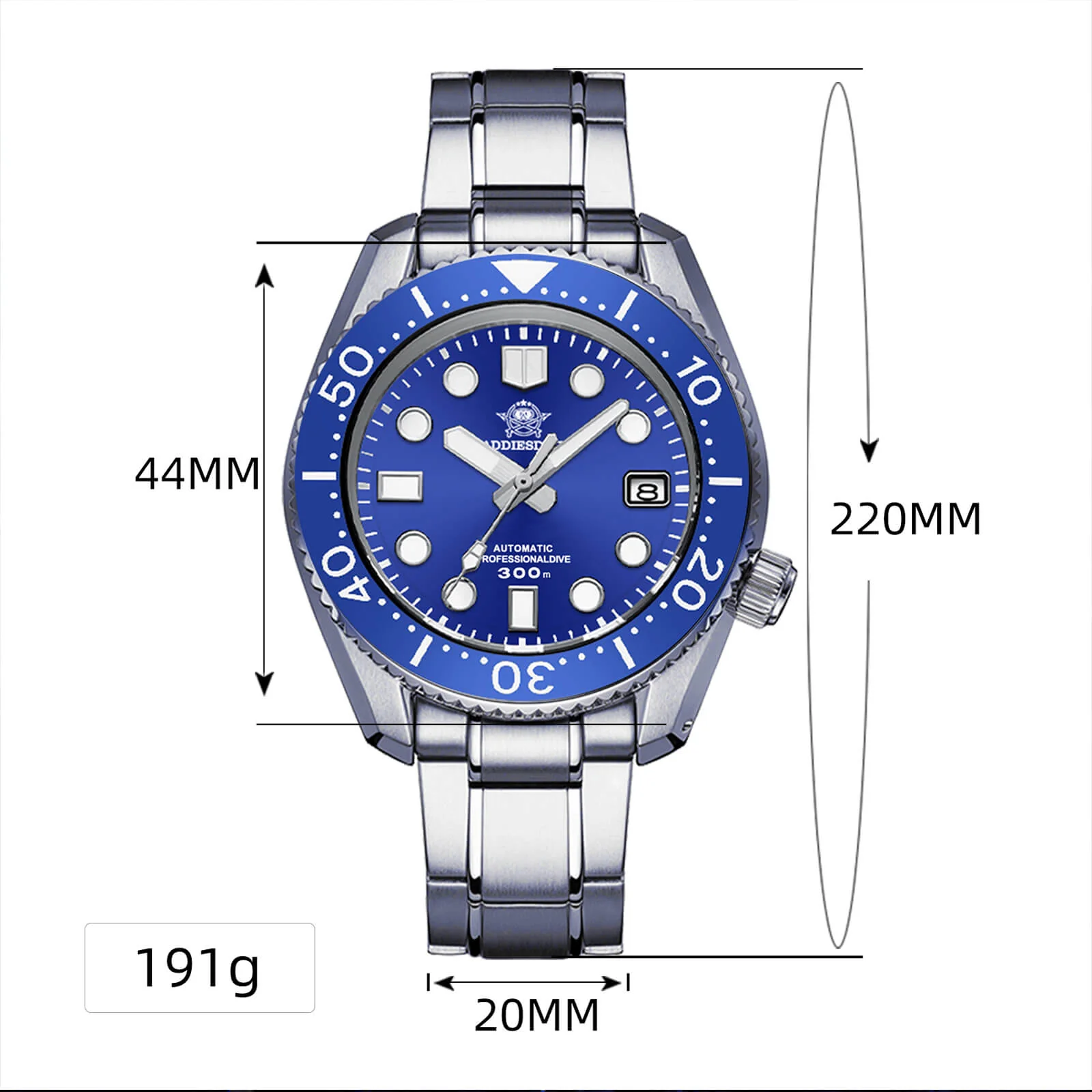 ADDIESDIVE® Marinemaster 300 Luxury Men's Automatic (MY-H7) - Image 17