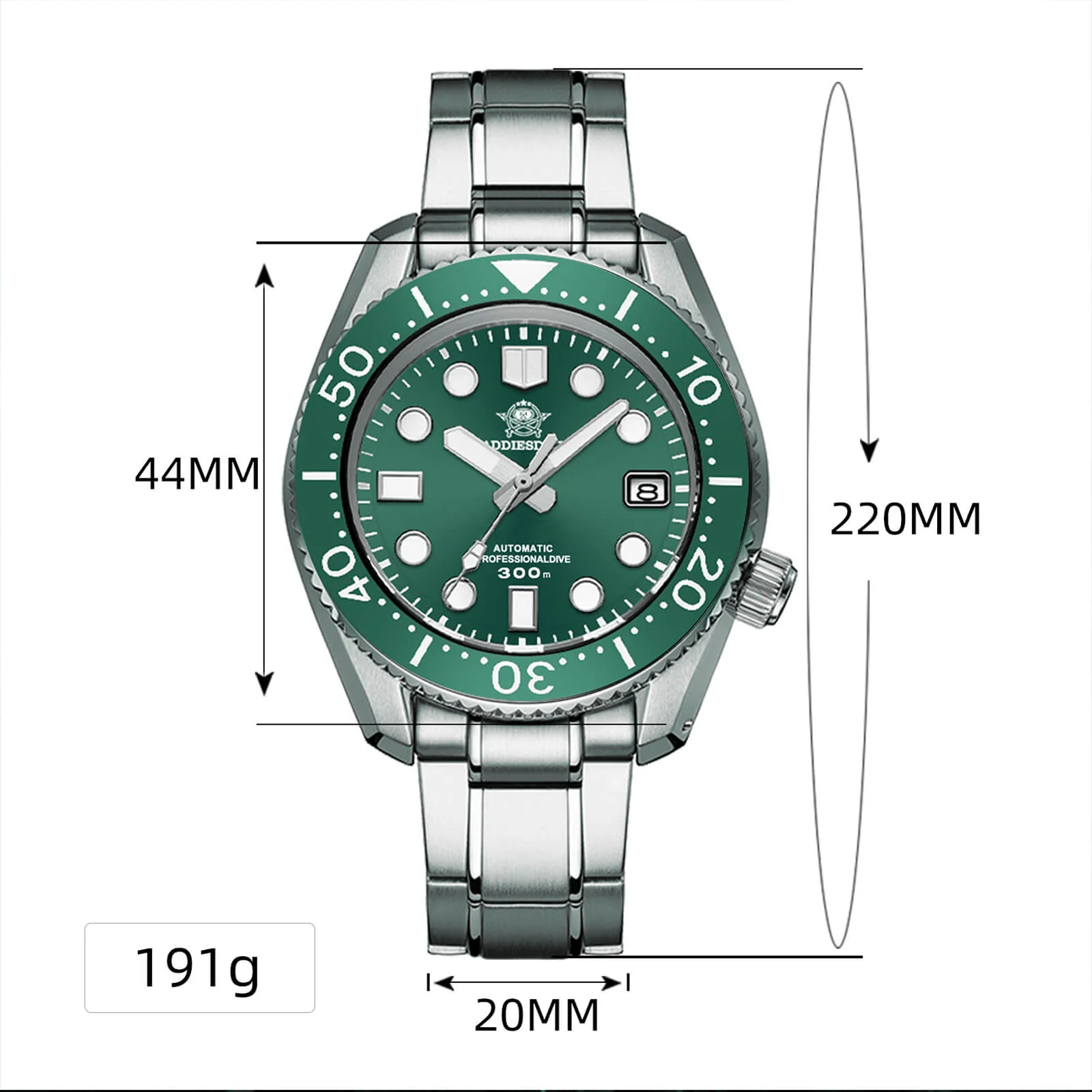 ADDIESDIVE® Marinemaster 300 Luxury Men's Automatic (MY-H7) - Image 31