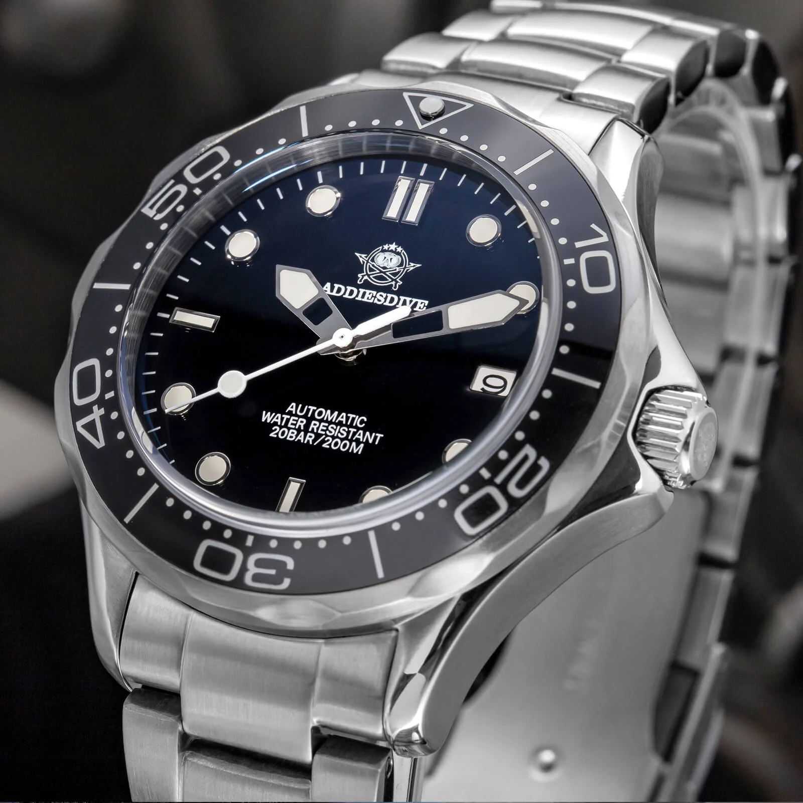 ADDIESDIVE® Seamaster Men's Automatic Divers Watch AD2106 - Image 11