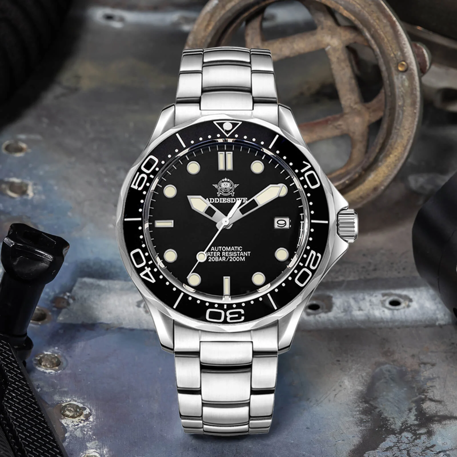 ADDIESDIVE® Seamaster Men's Automatic Divers Watch AD2106 - Image 23