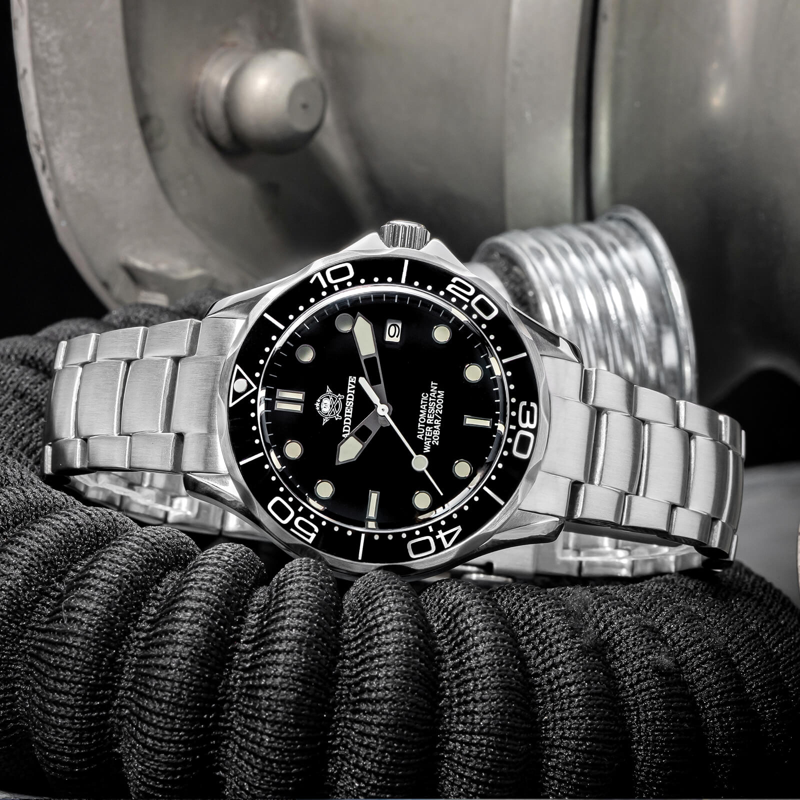 ADDIESDIVE® Seamaster Men's Automatic Divers Watch AD2106 - Image 25