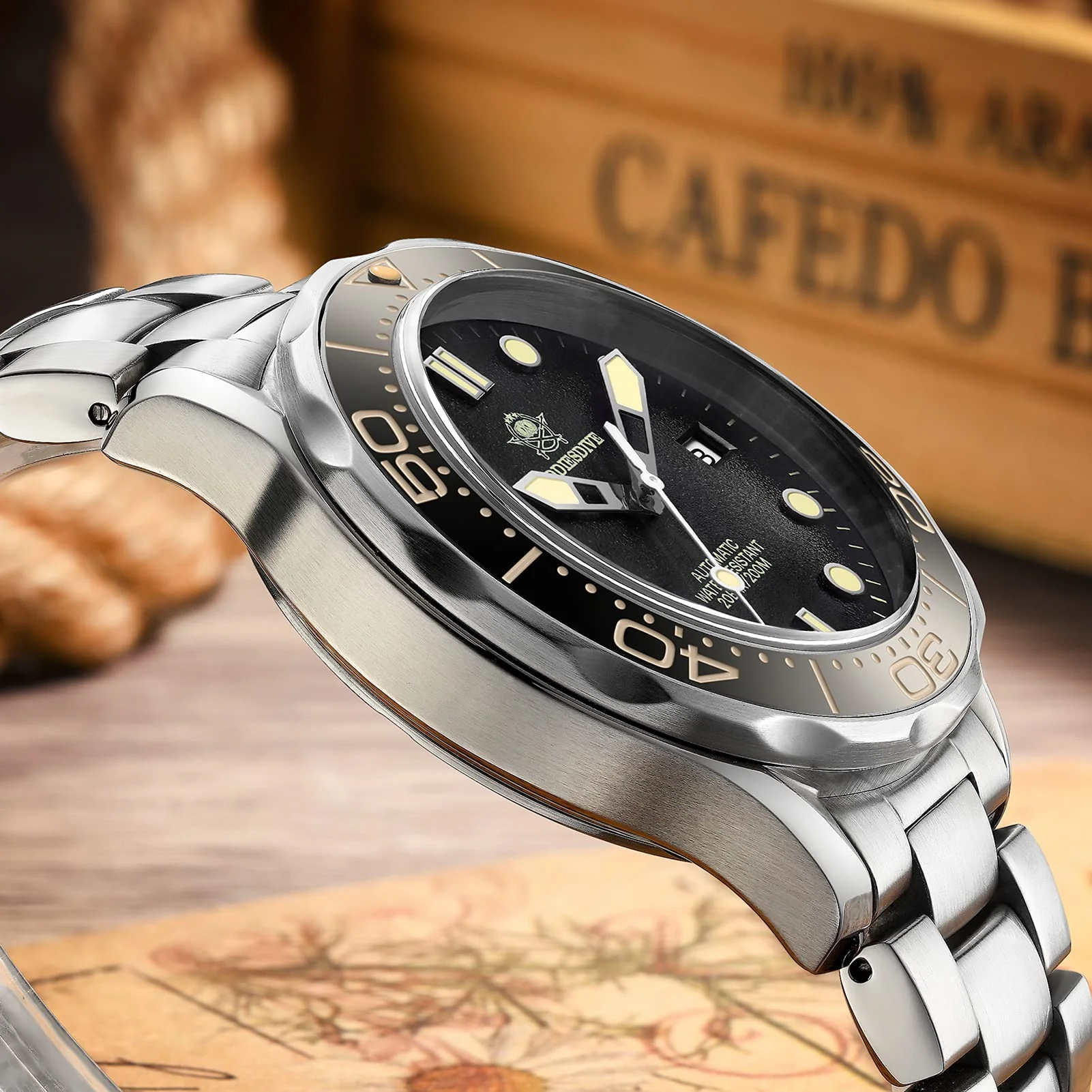 ADDIESDIVE® Seamaster Men's Automatic Divers Watch AD2106 - Image 3