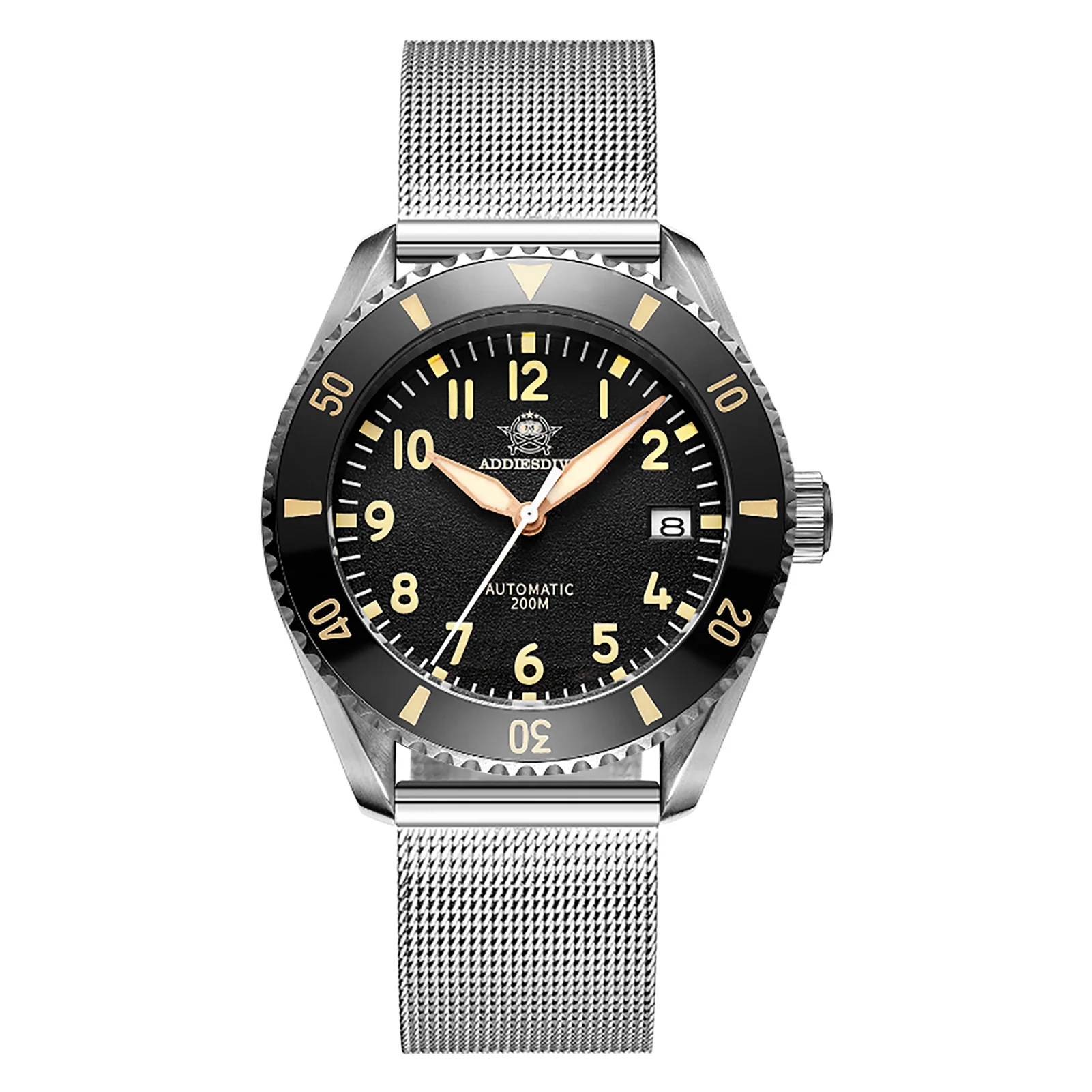 ADDIESDIVE Men's Automatic Watch Diver 200M （MY-H9） - Image 11
