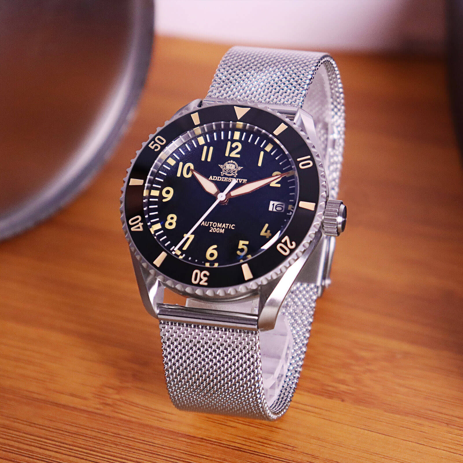 ADDIESDIVE Men's Automatic Watch Diver 200M （MY-H9） - Image 12