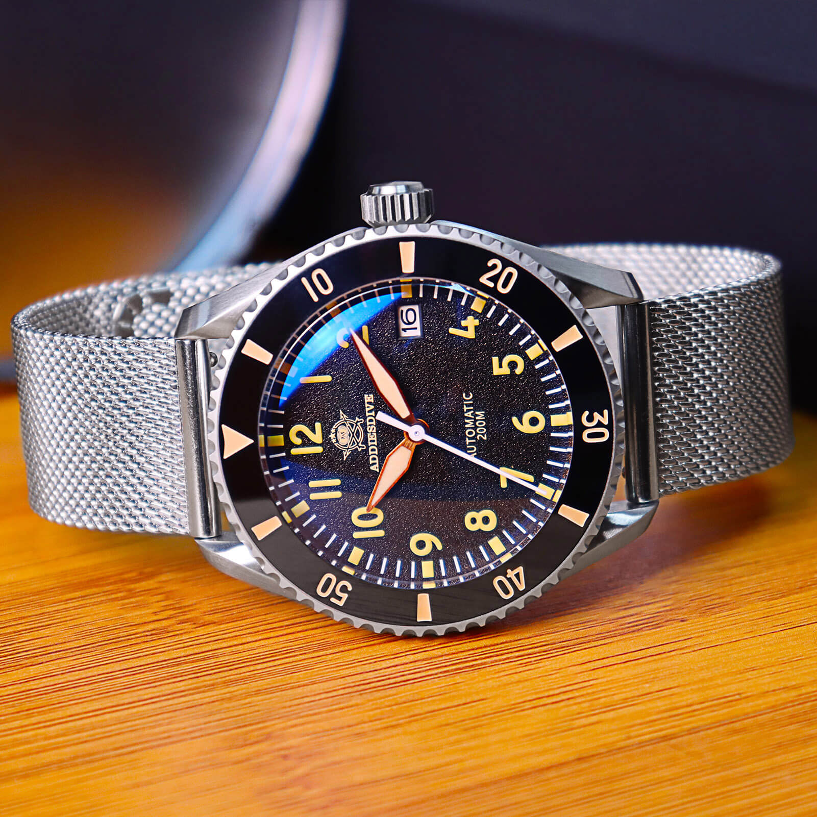 ADDIESDIVE Men's Automatic Watch Diver 200M （MY-H9） - Image 13