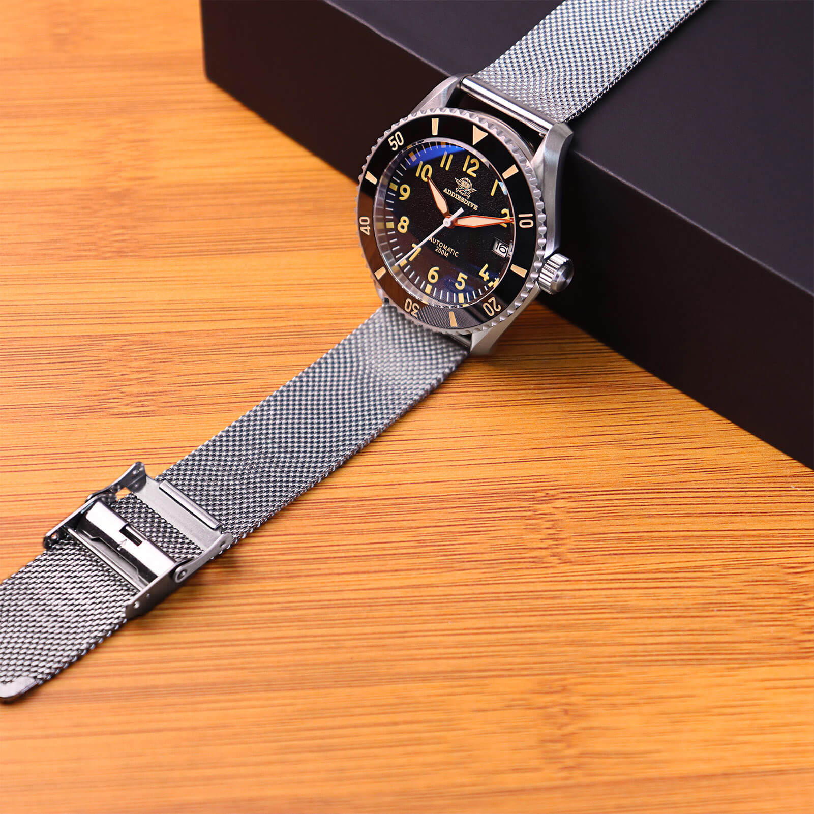 ADDIESDIVE Men's Automatic Watch Diver 200M （MY-H9） - Image 15