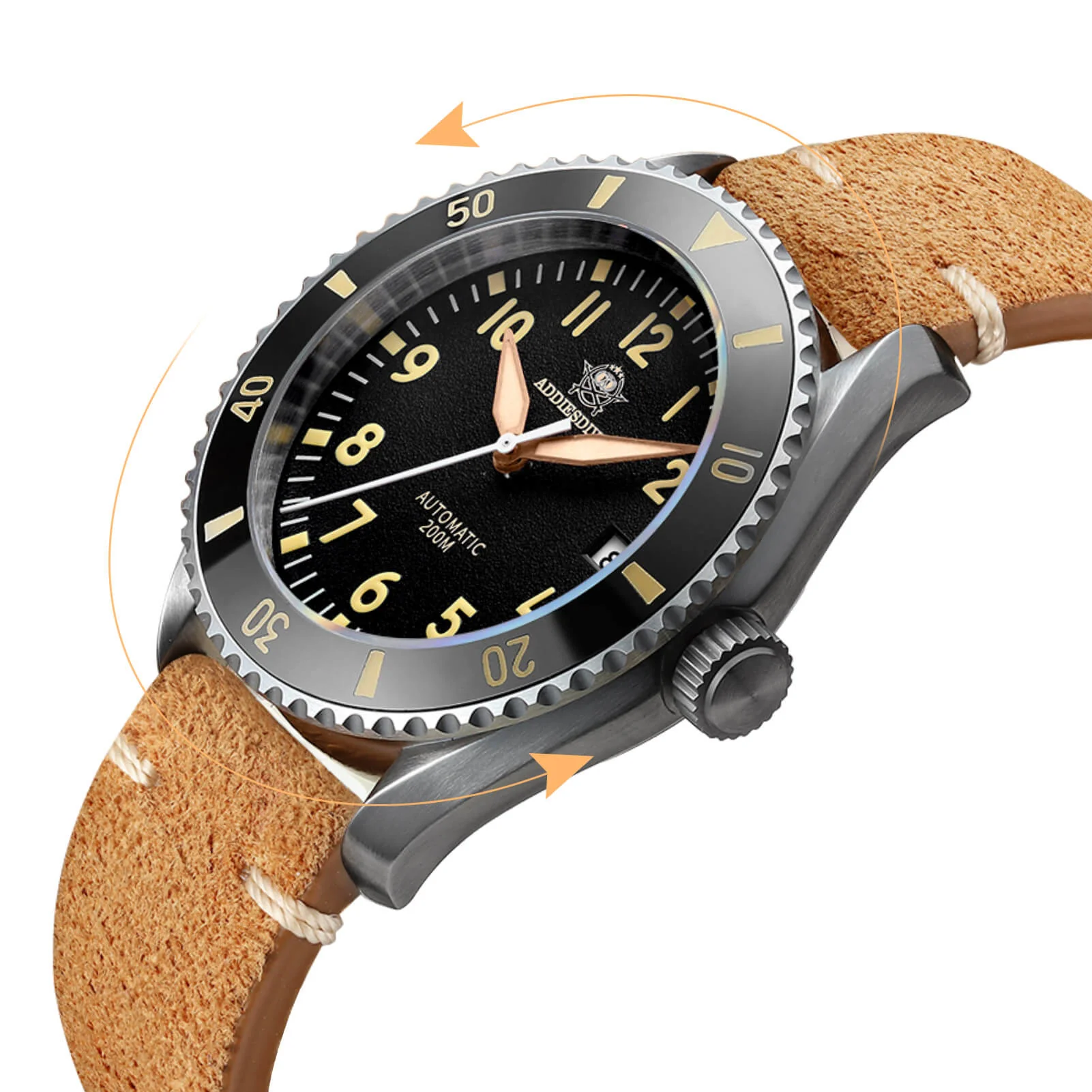 ADDIESDIVE Men's Automatic Watch Diver 200M （MY-H9） - Image 21