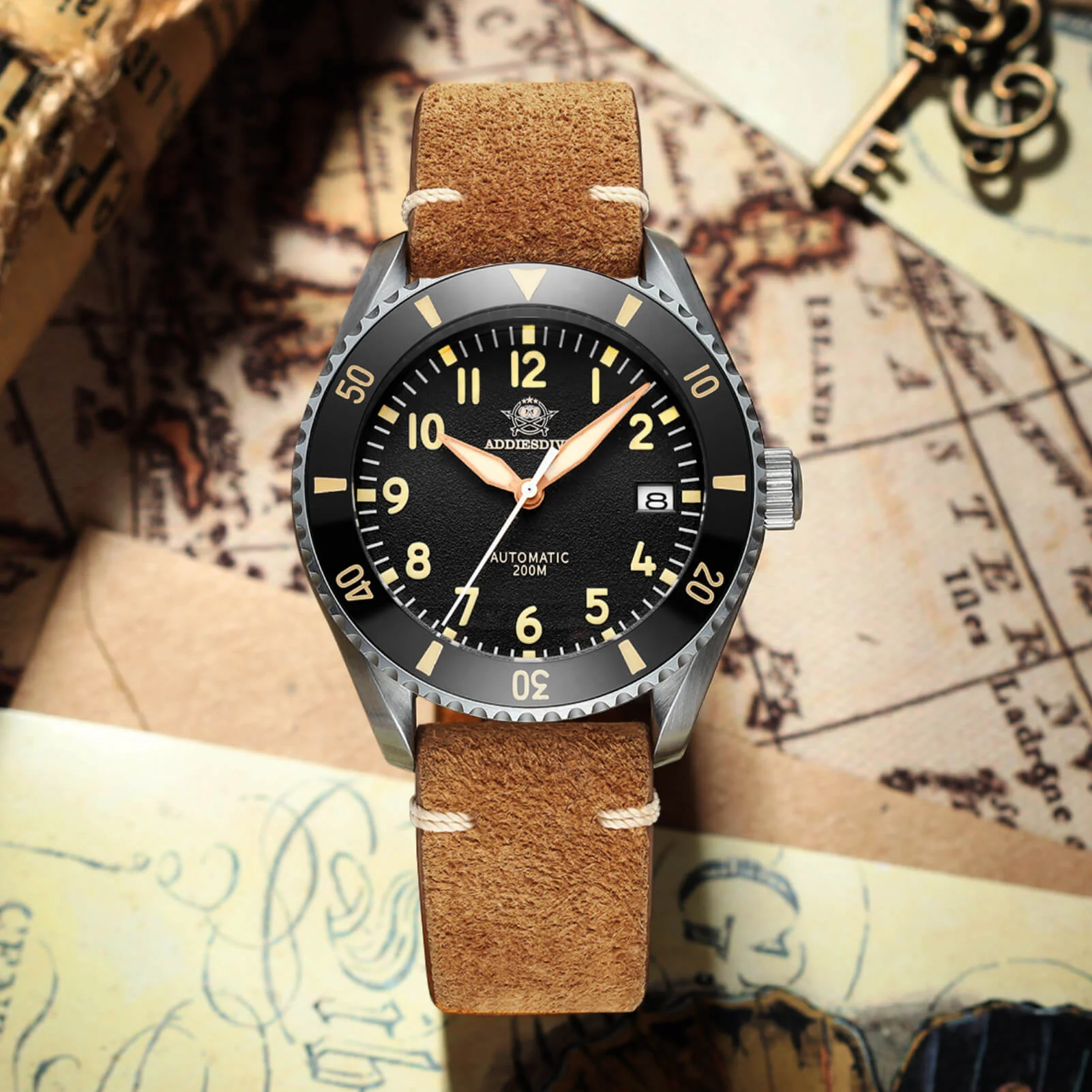 ADDIESDIVE Men's Automatic Watch Diver 200M （MY-H9） - Image 22