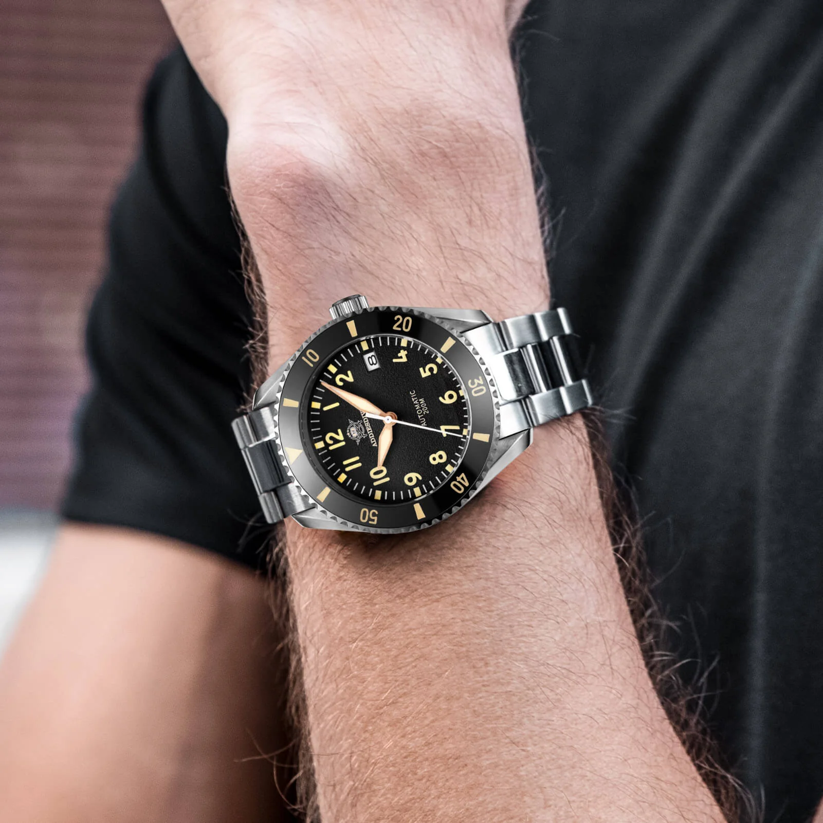 ADDIESDIVE Men's Automatic Watch Diver 200M （MY-H9） - Image 9