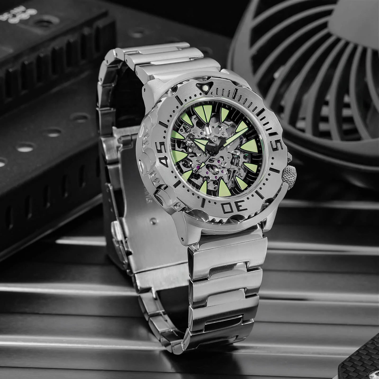 🔥Anniversary Sale🔥ADDIESDIVE OceanMonster Dive Watch AD2103-skeleton - Image 12