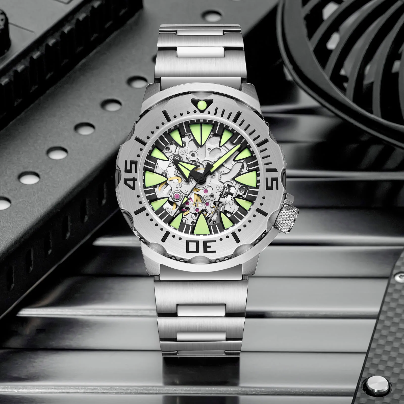 🔥Anniversary Sale🔥ADDIESDIVE OceanMonster Dive Watch AD2103-skeleton - Image 15