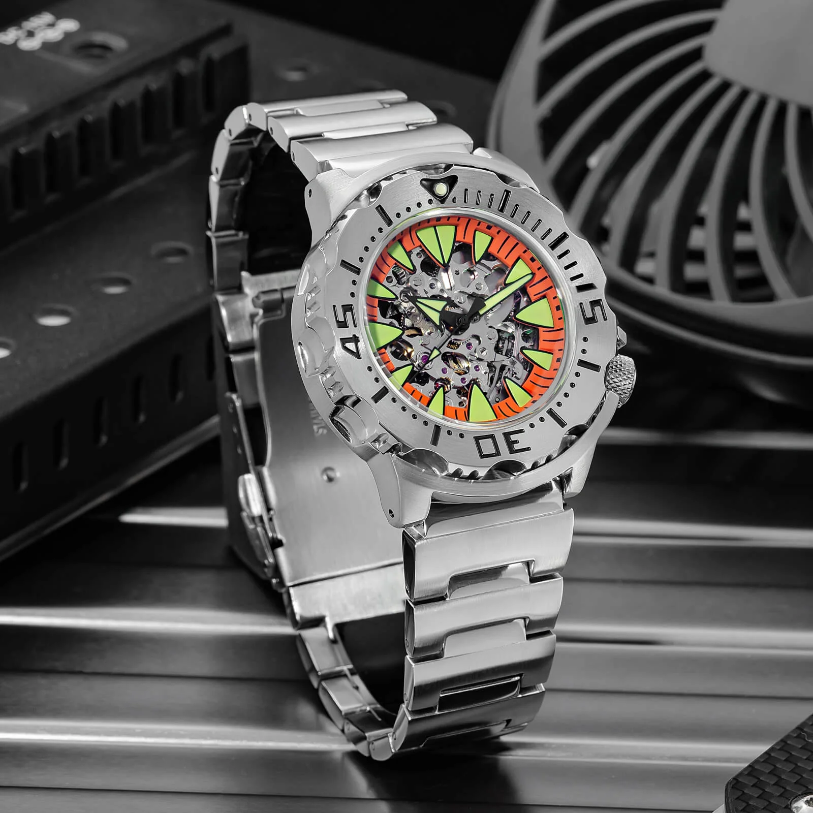 🔥Anniversary Sale🔥ADDIESDIVE OceanMonster Dive Watch AD2103-skeleton - Image 3