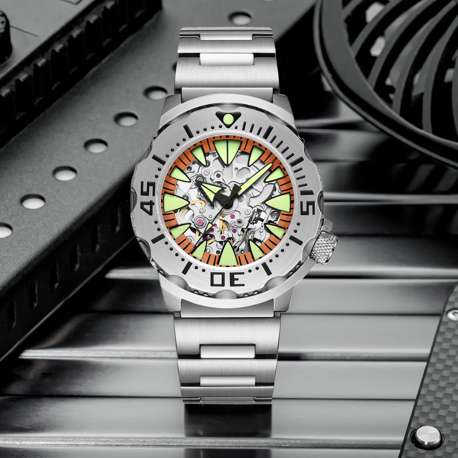 🔥Anniversary Sale🔥ADDIESDIVE OceanMonster Dive Watch AD2103-skeleton - Image 6