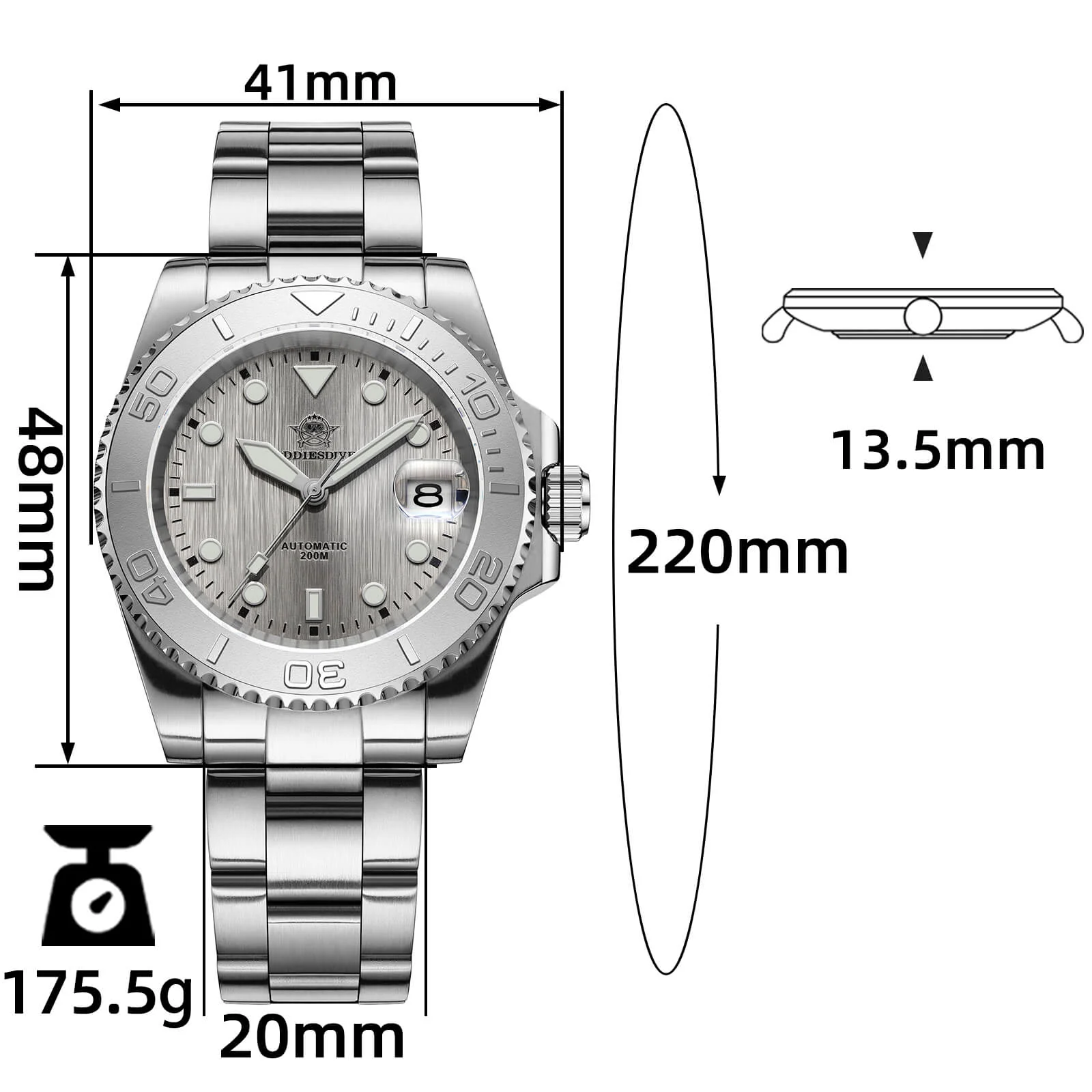 🔥Anniversary Sale🔥Addiesdive Modern Sub Dive Watch AD2087 - Image 14