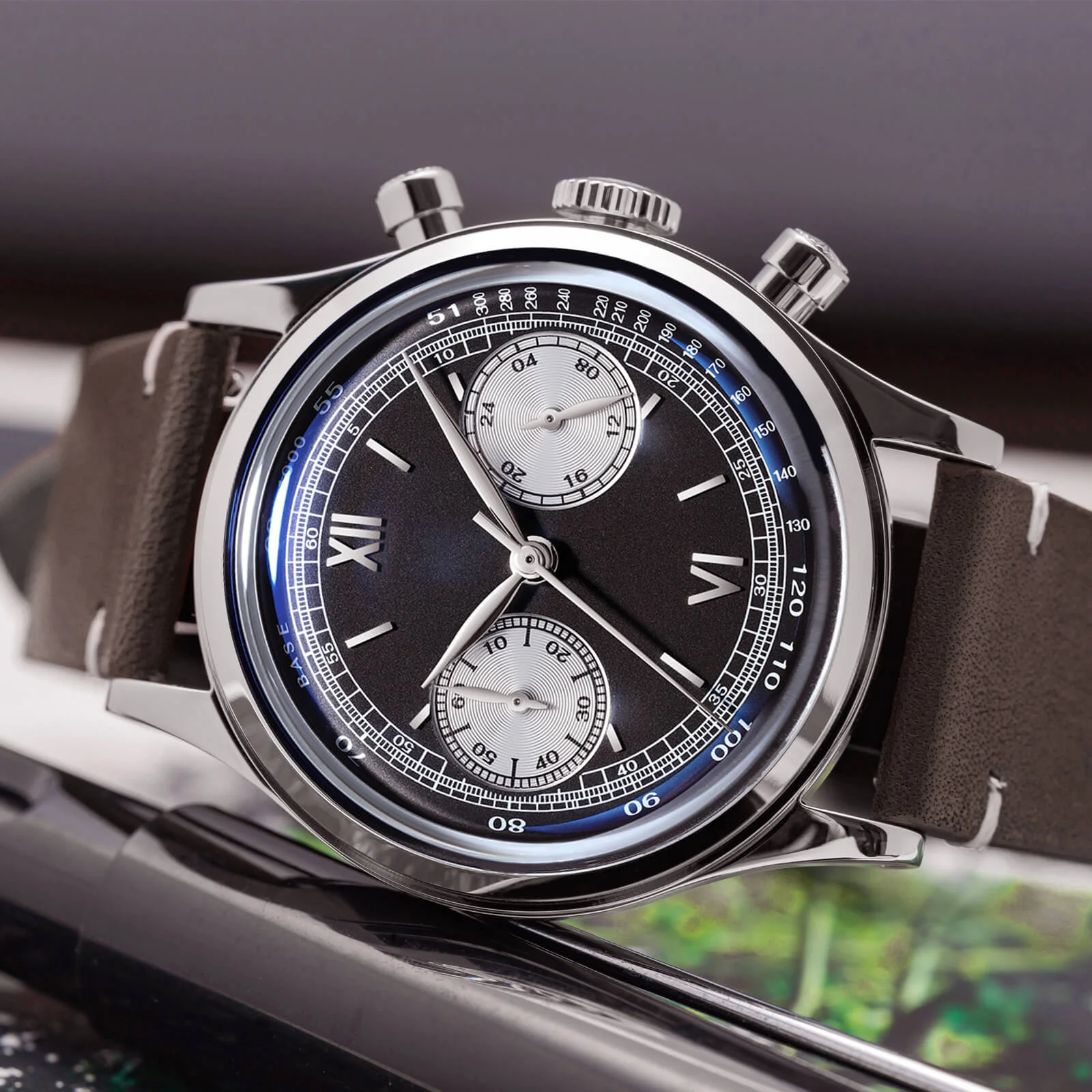 ★India Warehouse★ADDIESDIVE Panda BB Chronograph Retro Men Watch 38mm Quartz Watch - Image 14