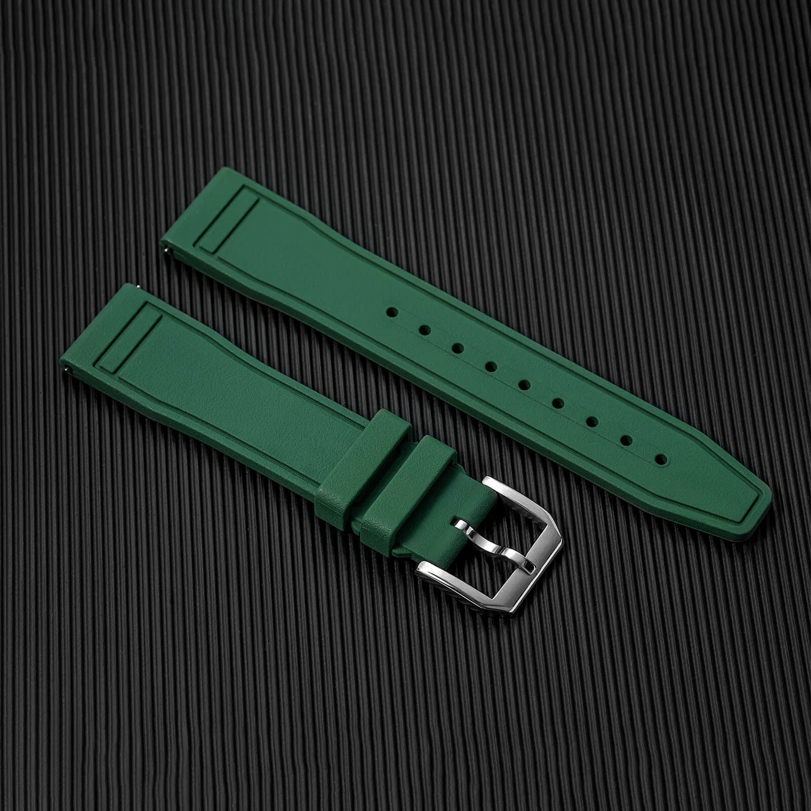 ADDIESDIVE Premium Flat-End Fluororubber Watch Strap 20mm - Image 9