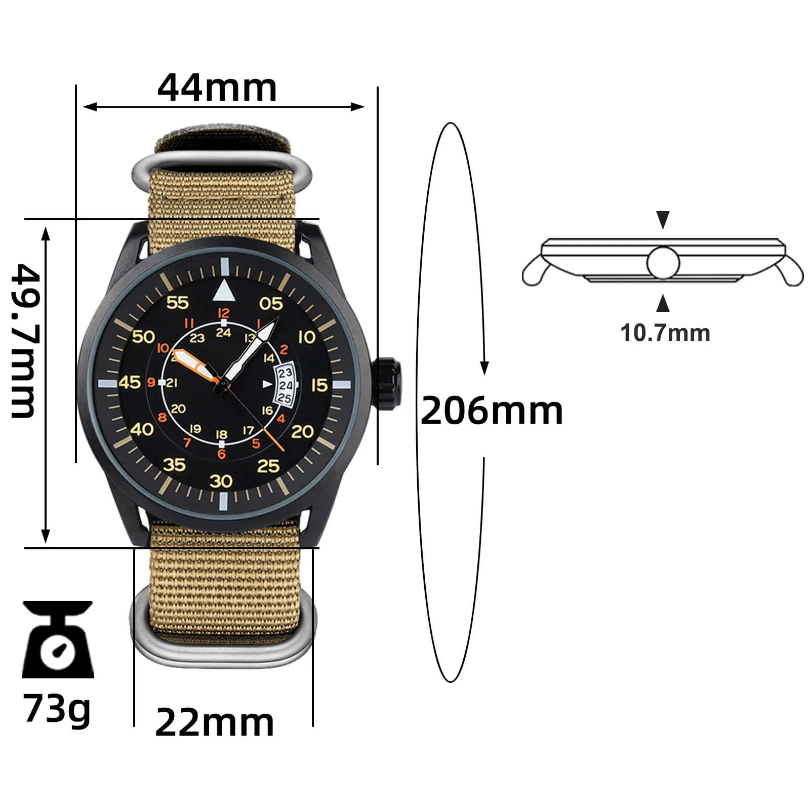 Addiesdive Quartz Watch MY-1508 Sports Watches Military Wirstwatches - Image 22