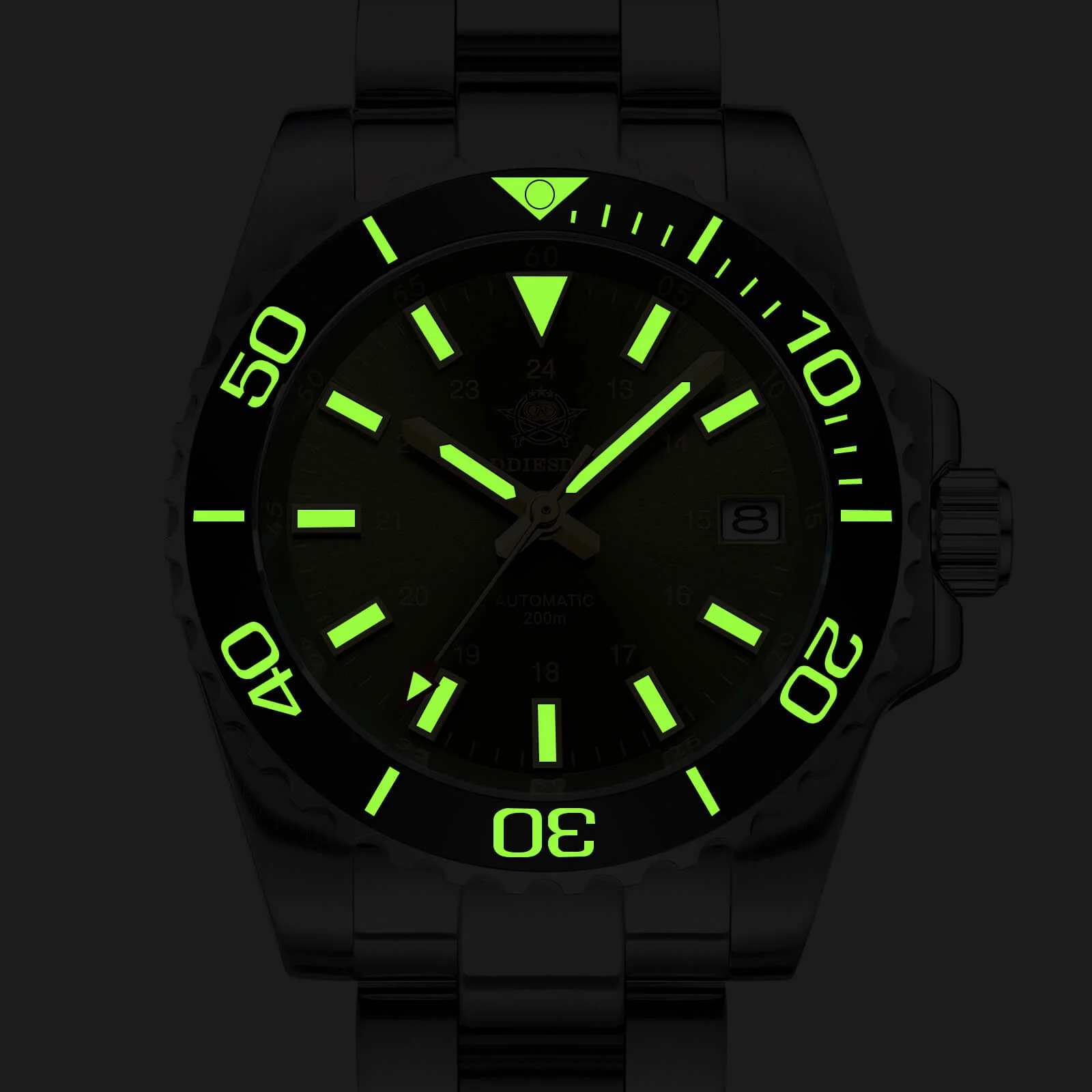 ADDIESDIVE Retro Baton Hand Sub 8215 Dive Watch AD2504 - Image 21