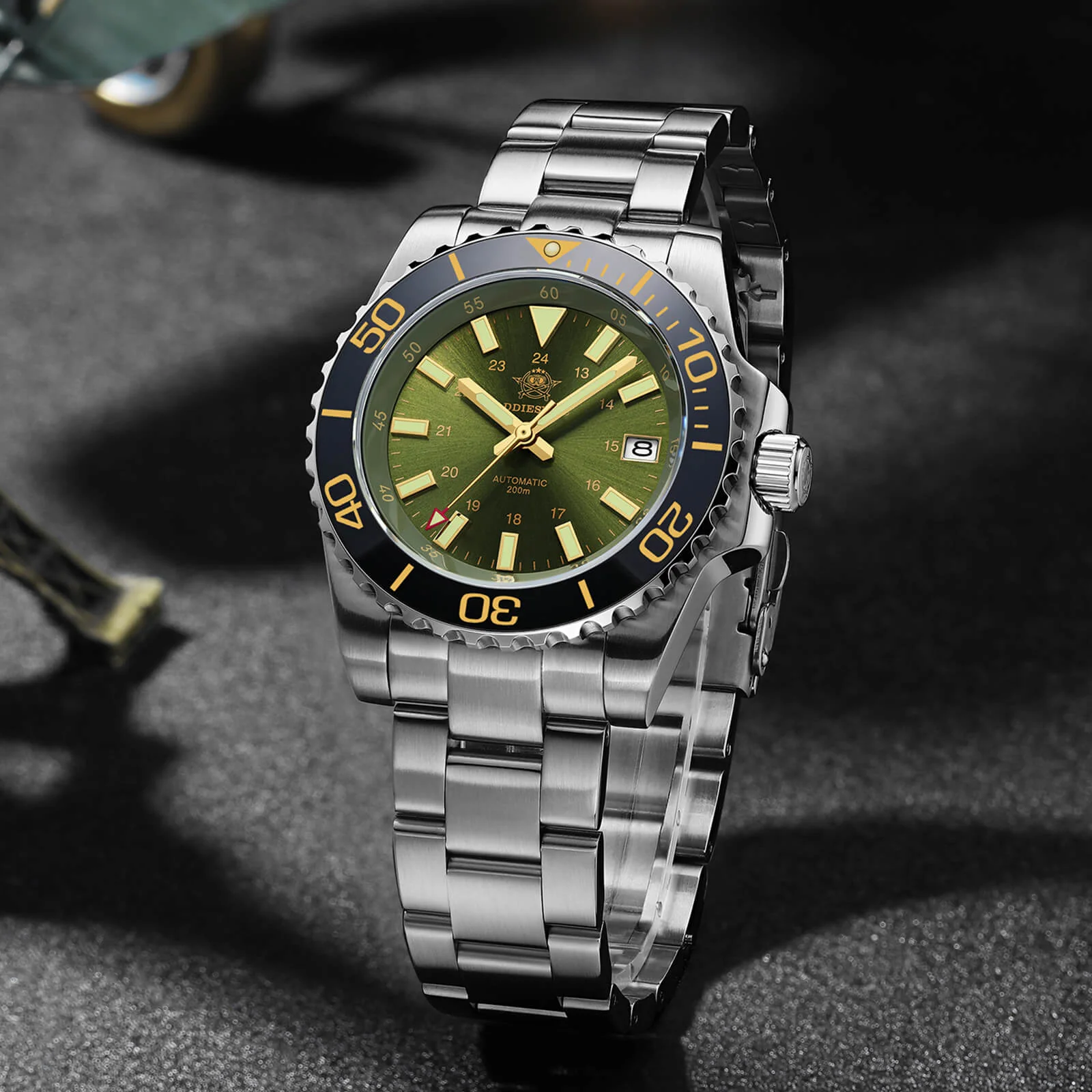 ADDIESDIVE Retro Baton Hand Sub 8215 Dive Watch AD2504 - Image 24