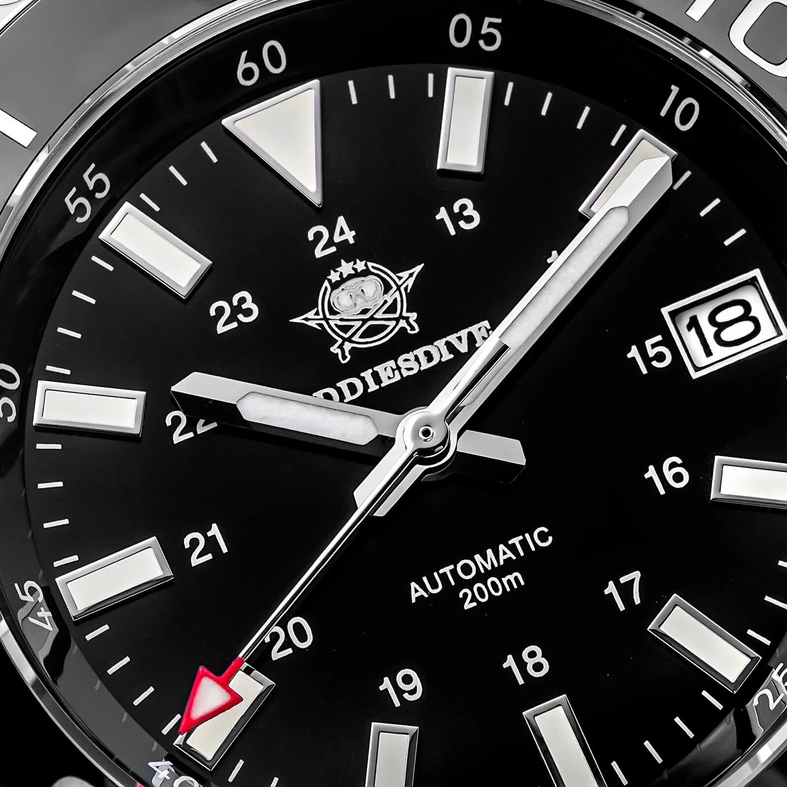 ADDIESDIVE Retro Baton Hand Sub 8215 Dive Watch AD2504 - Image 3