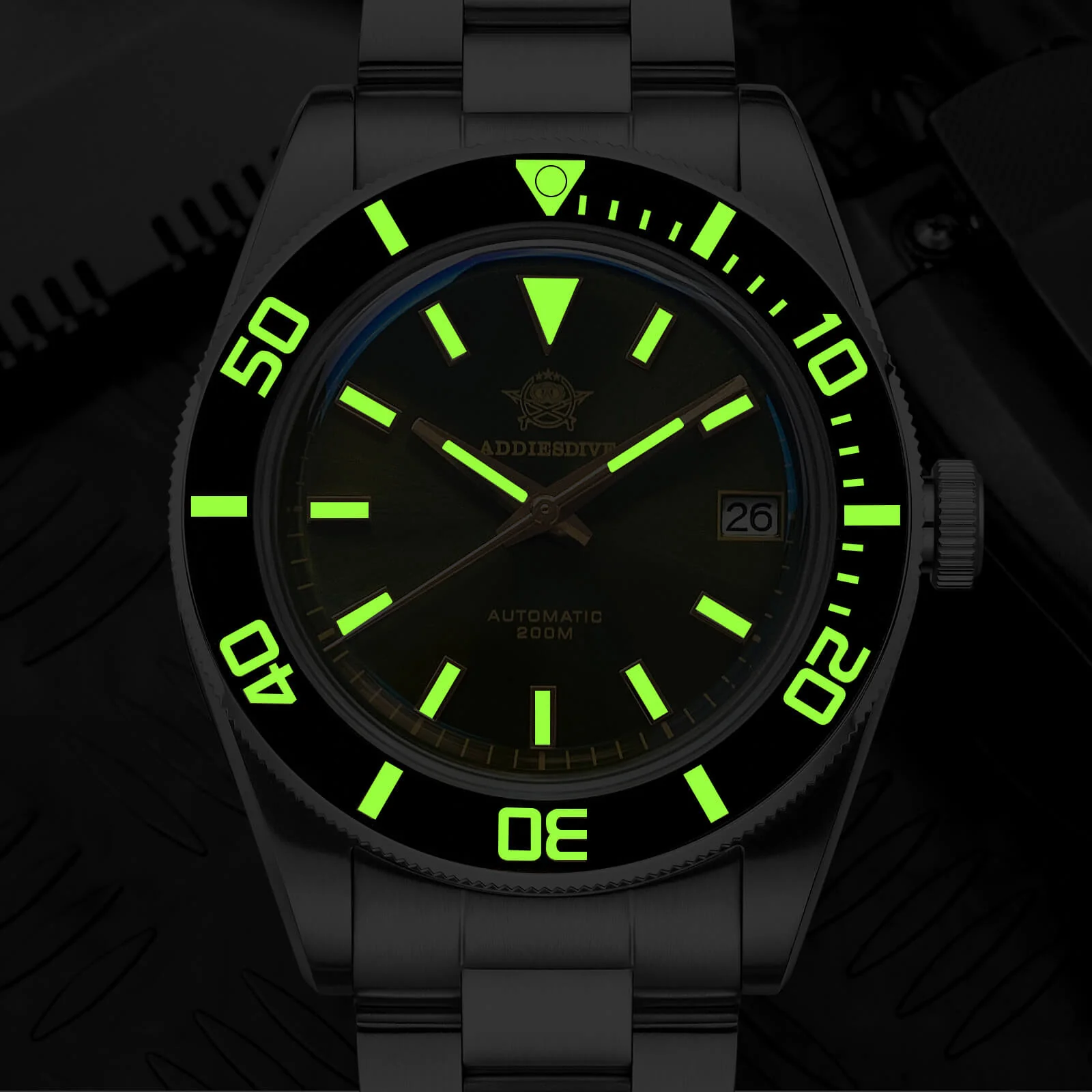 Addiesdive Retro Sub 39mm NH35 Men Watch AD2084 - Image 22