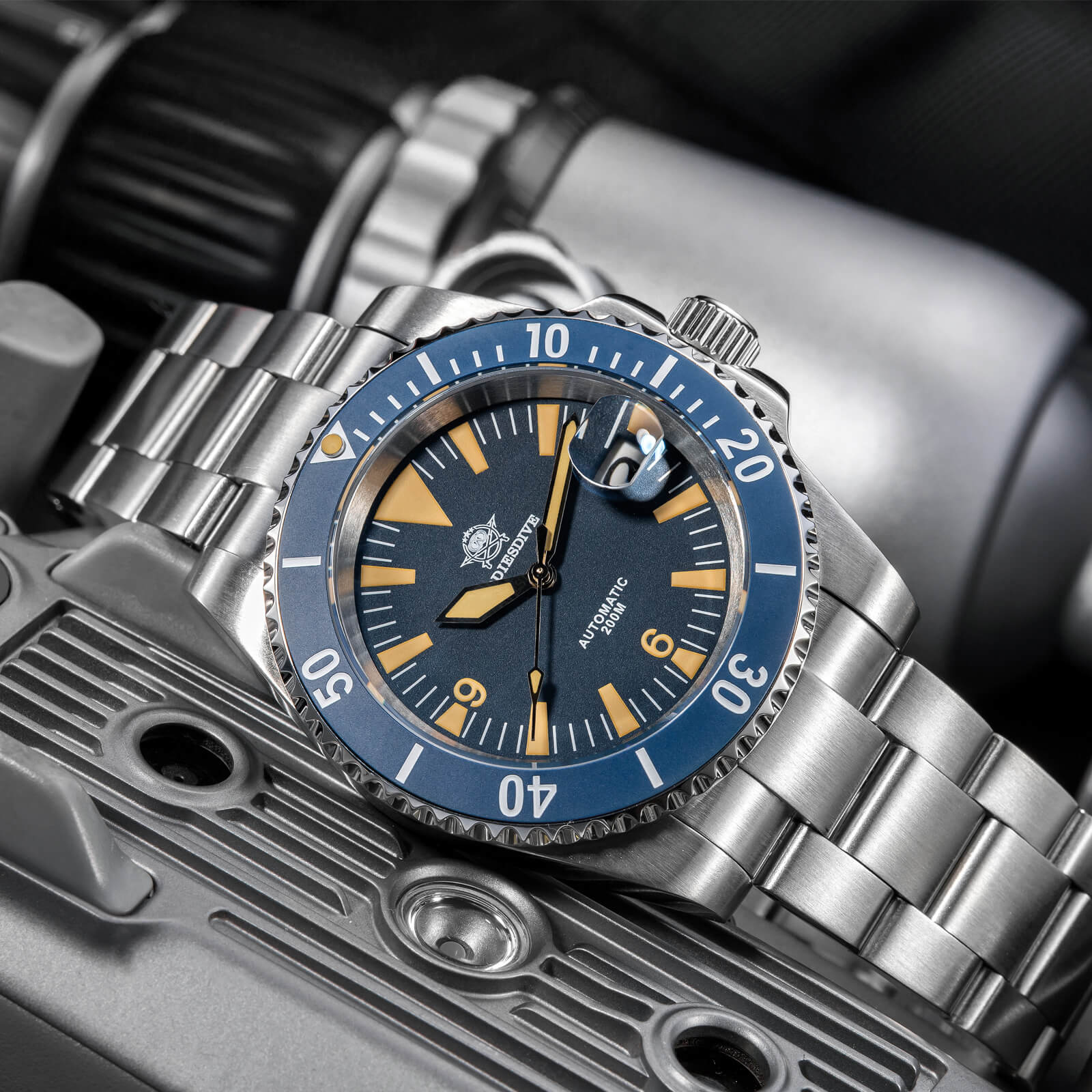 ADDIESDIVE Retro Sword Sub NH35 Dive Watch AD2064 - Image 16