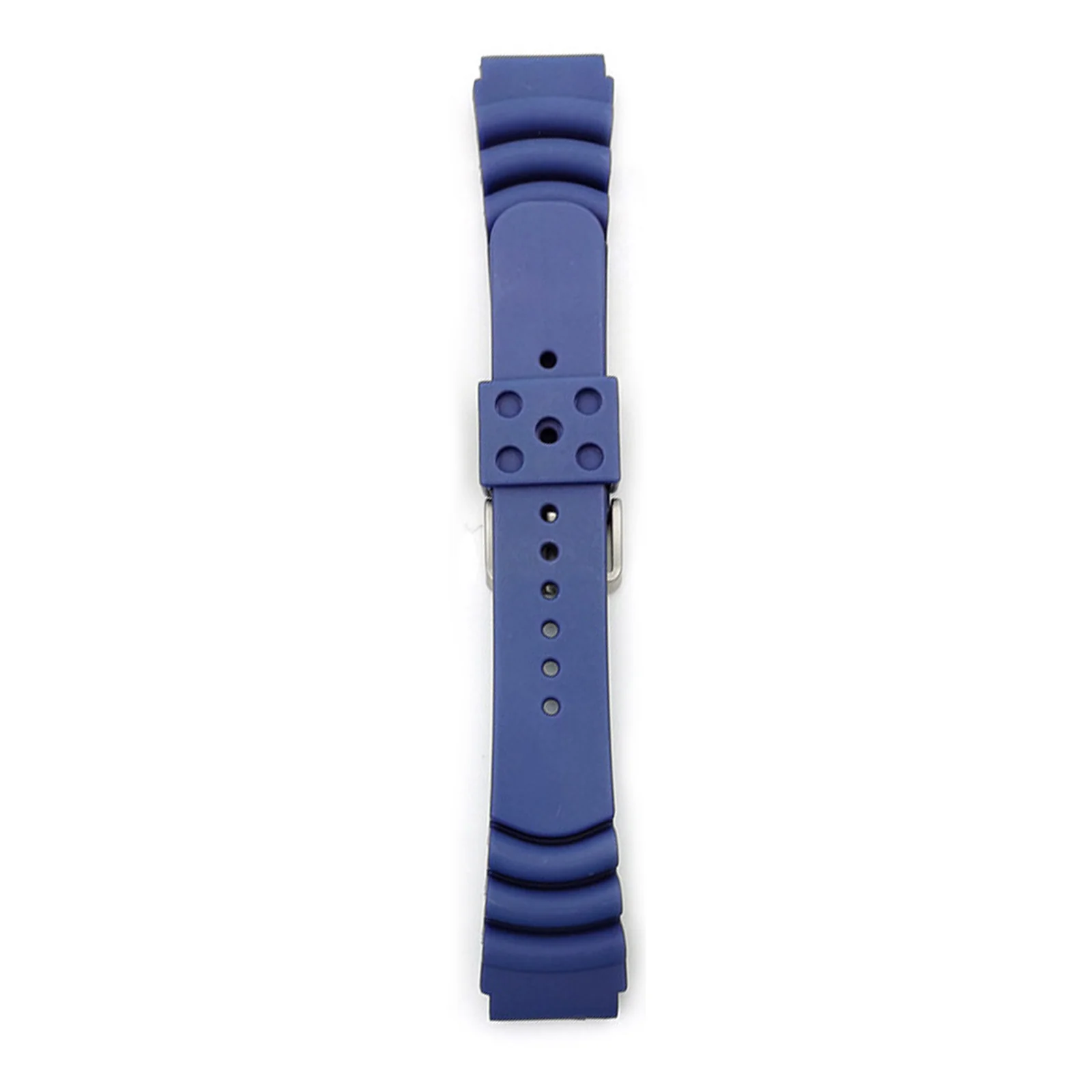 ADDIESDIVE Silicone Watch Strap For Men Diver Watches Blue 22mm - Image 2