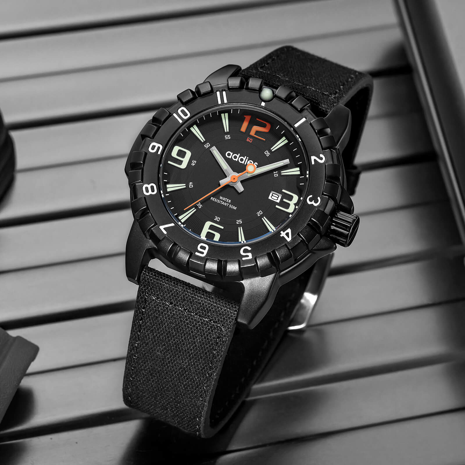 ADDIES Sporty Quartz Watch MY-057 , 50m Waterproof - Image 3